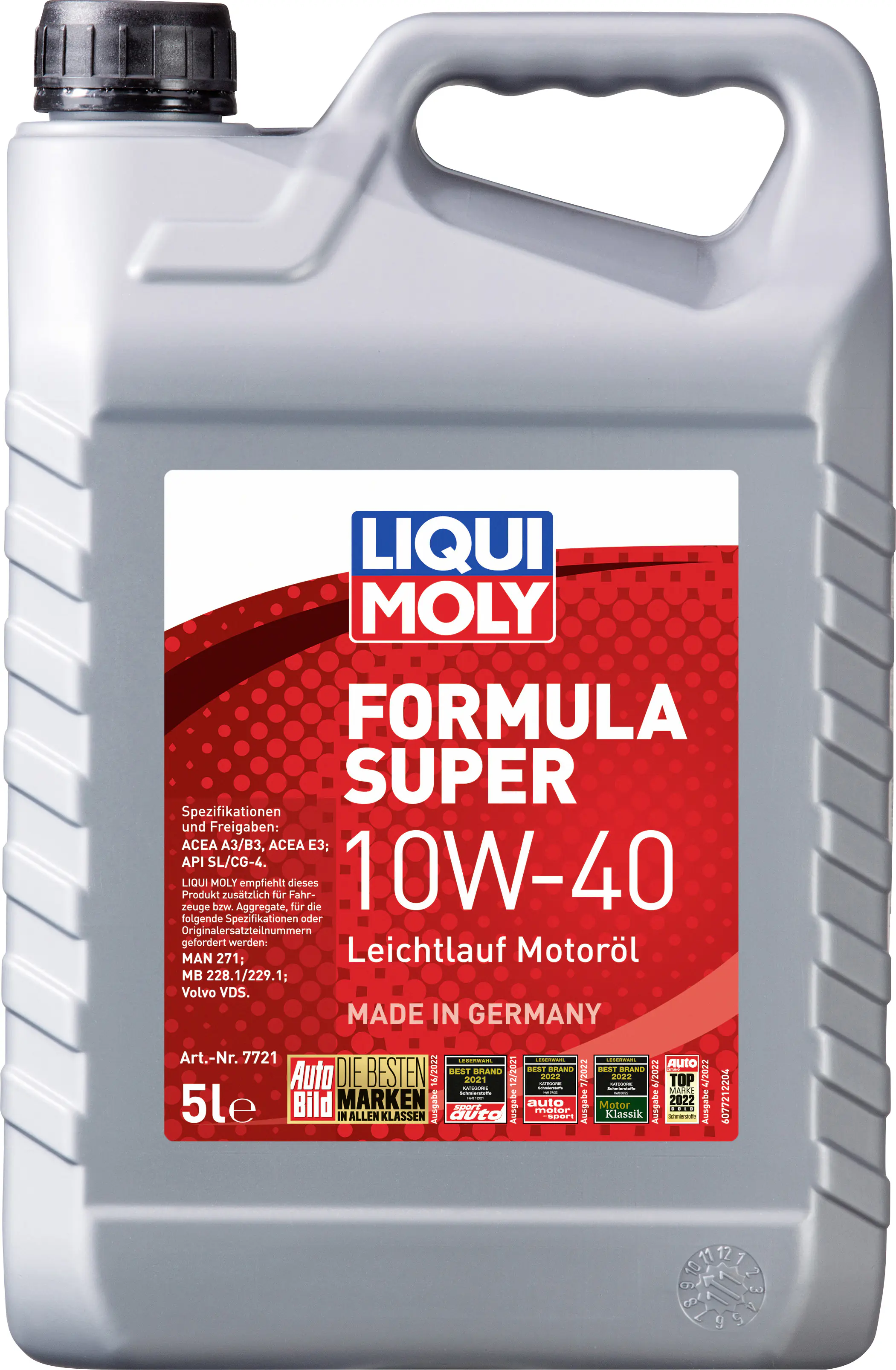Liqui Moly Motoröl Formula Super 10W-40 5 L