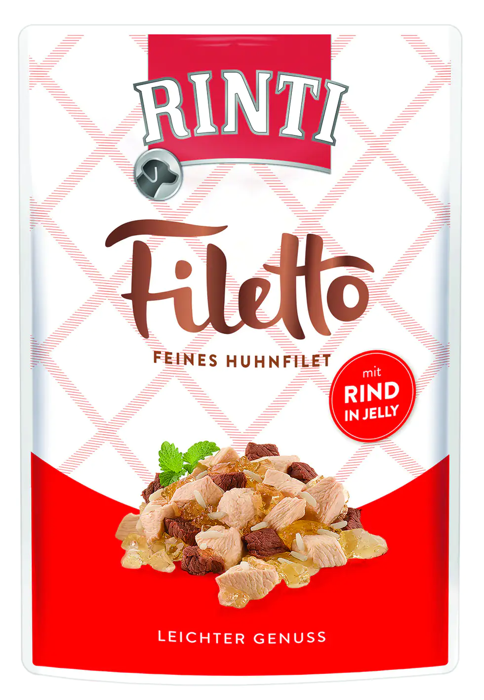 Rinti Filetto Hundenassfutter Adult 100 g Huhnfilet & Rind