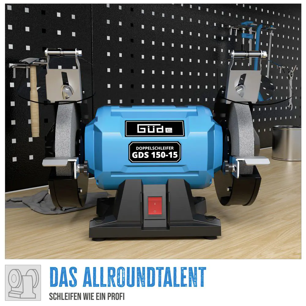 Güde Doppelschleifer GDS 150-15 230 V 250 W 2950 min-1 7,2 kg
