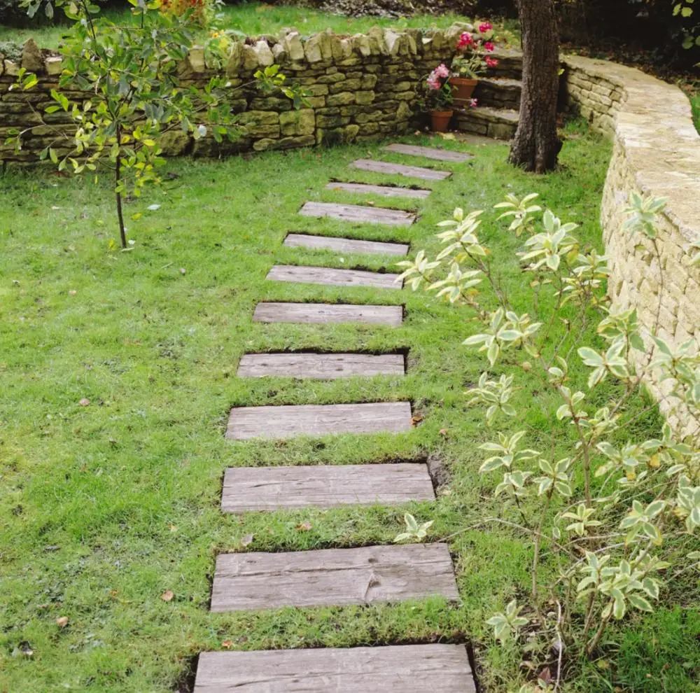 Kann Gartenplatte Antik 60 x 25 x 4 cm braun