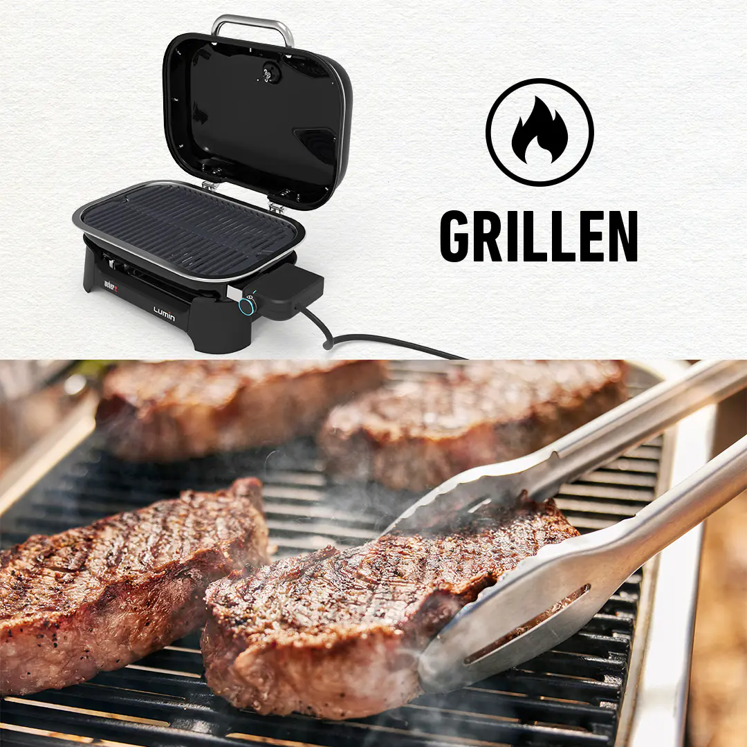Weber Elektrogrill Lumin Compact; Grillfläche: 43x28 cm