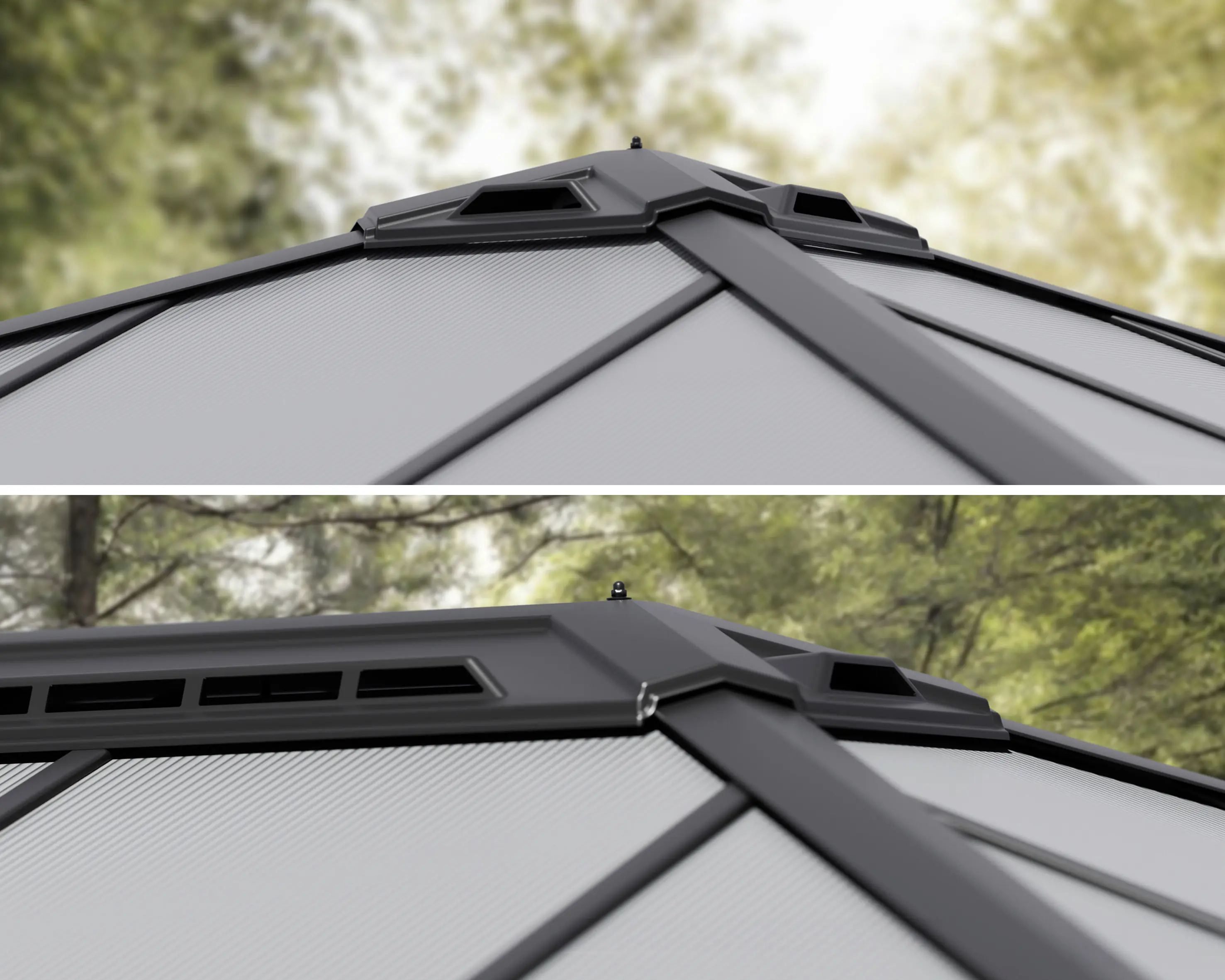 Canopia Carport Colorado Grau Alu 612 x 426 cm