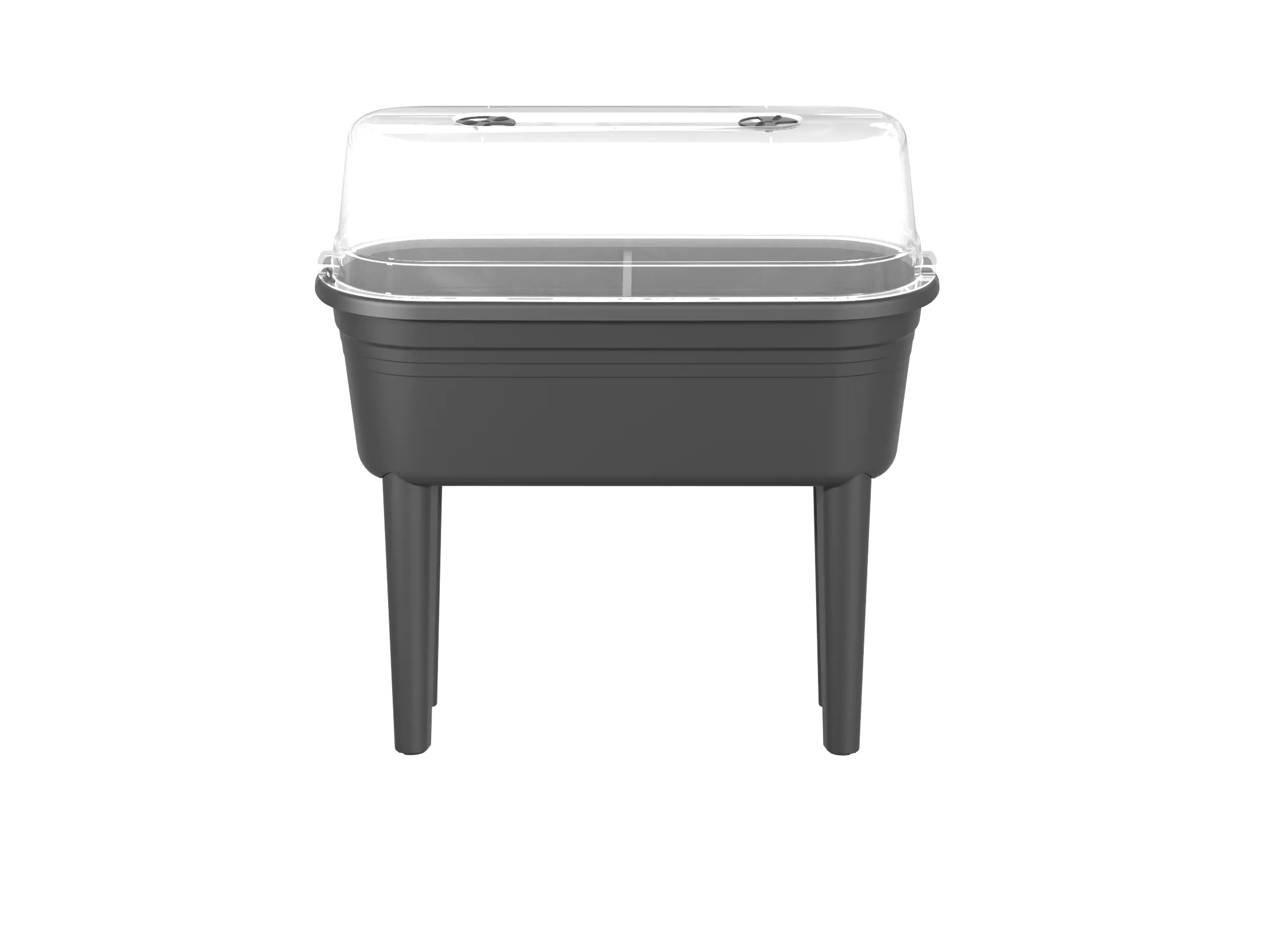 Florus Anzuchttisch Set Kunststoff 78 x 37 cm grau