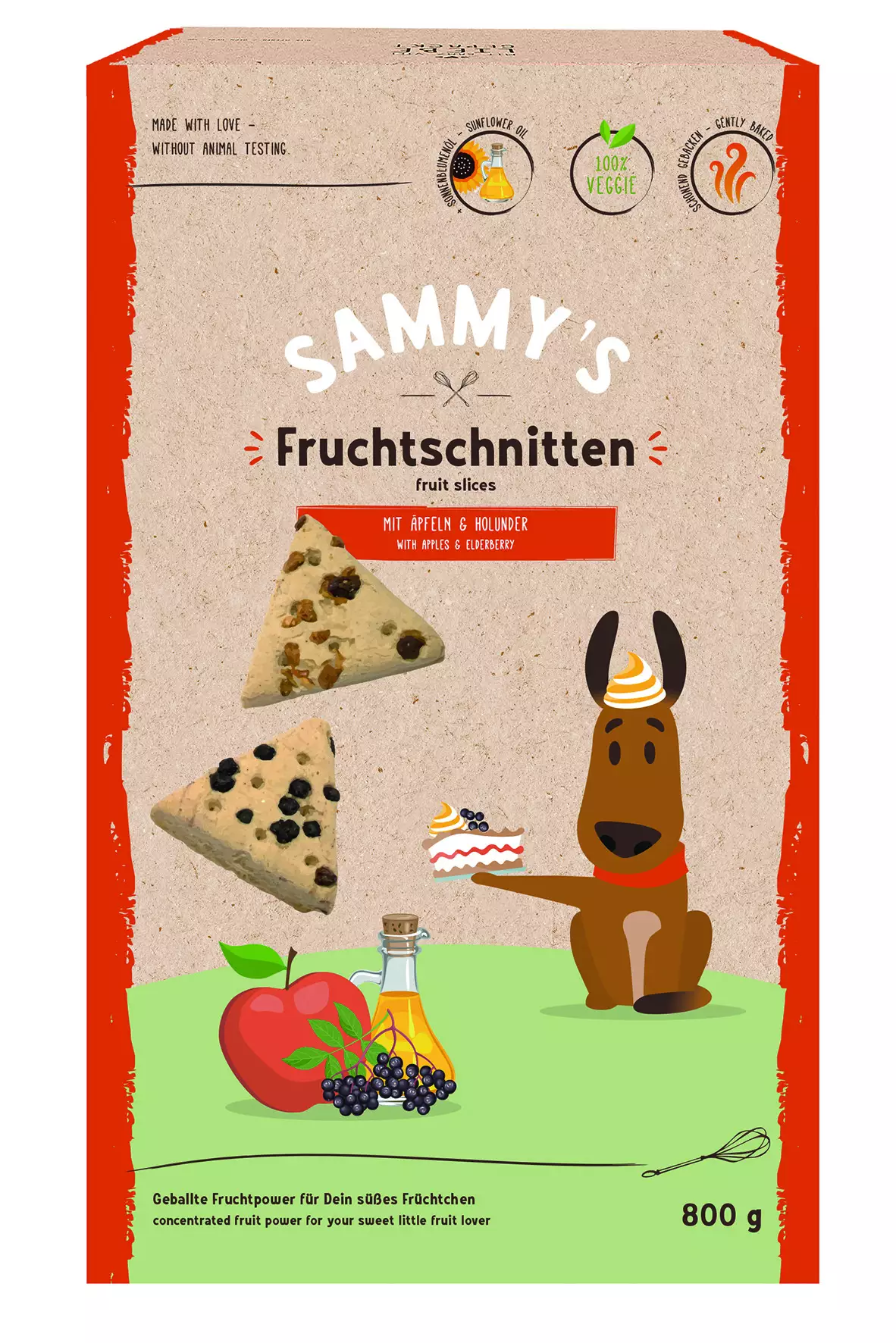 Sammys Fruchtschnitten 800 g
