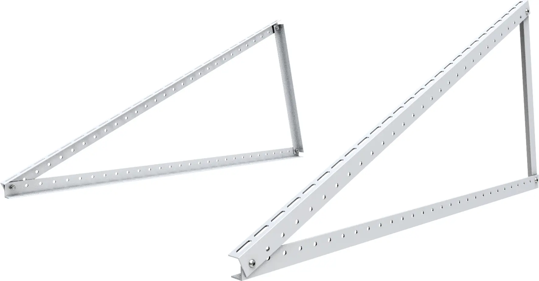 Schwaiger Alu Ständerwerk 2-teilig Bodenmontage für Solarpanele