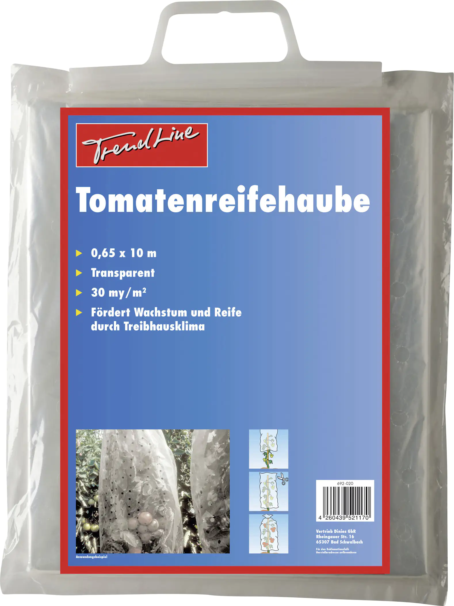 TrendLine Tomatenreifehaube 0,65x10m