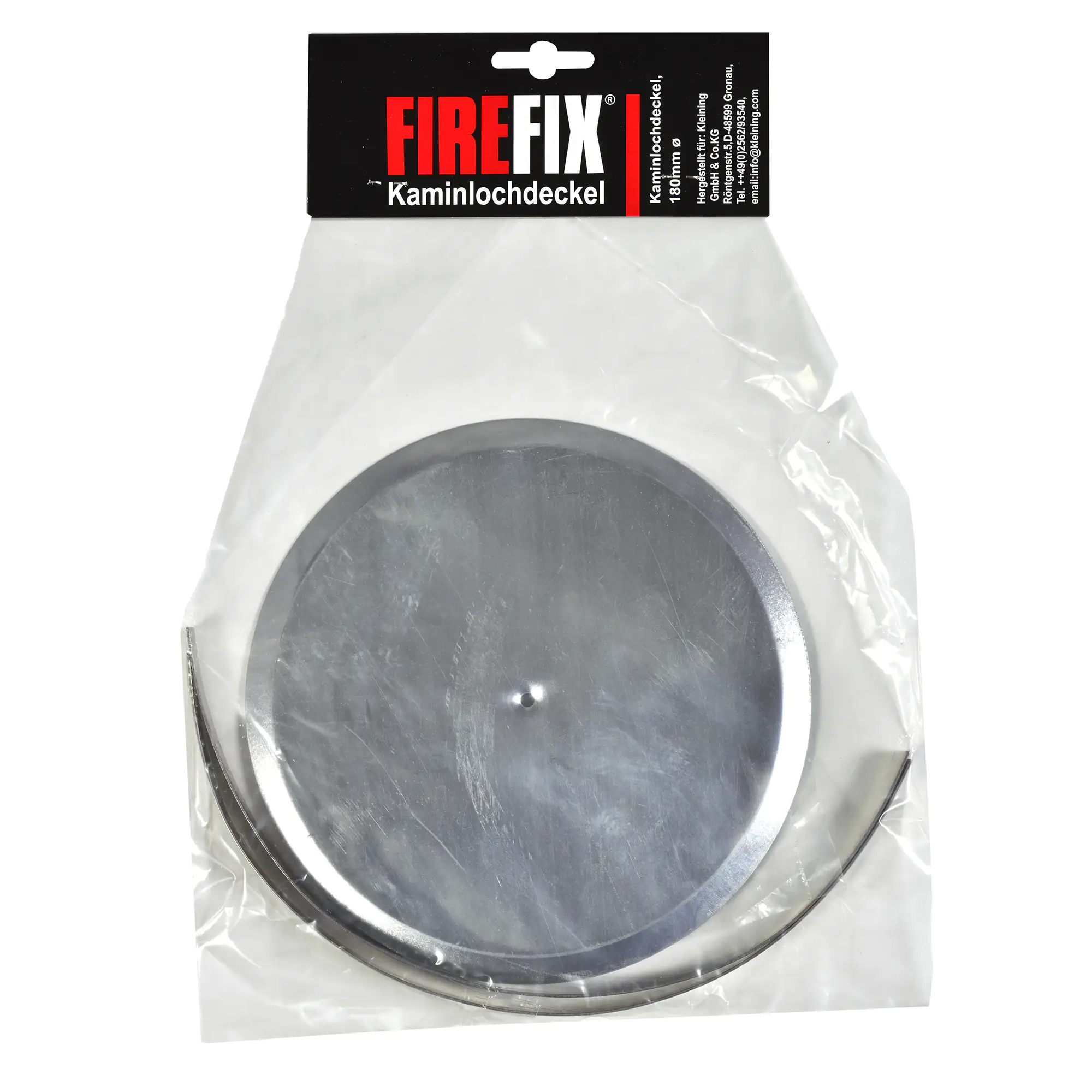 FireFix Kaminlochdeckel Ø 180 mm, verzinkt