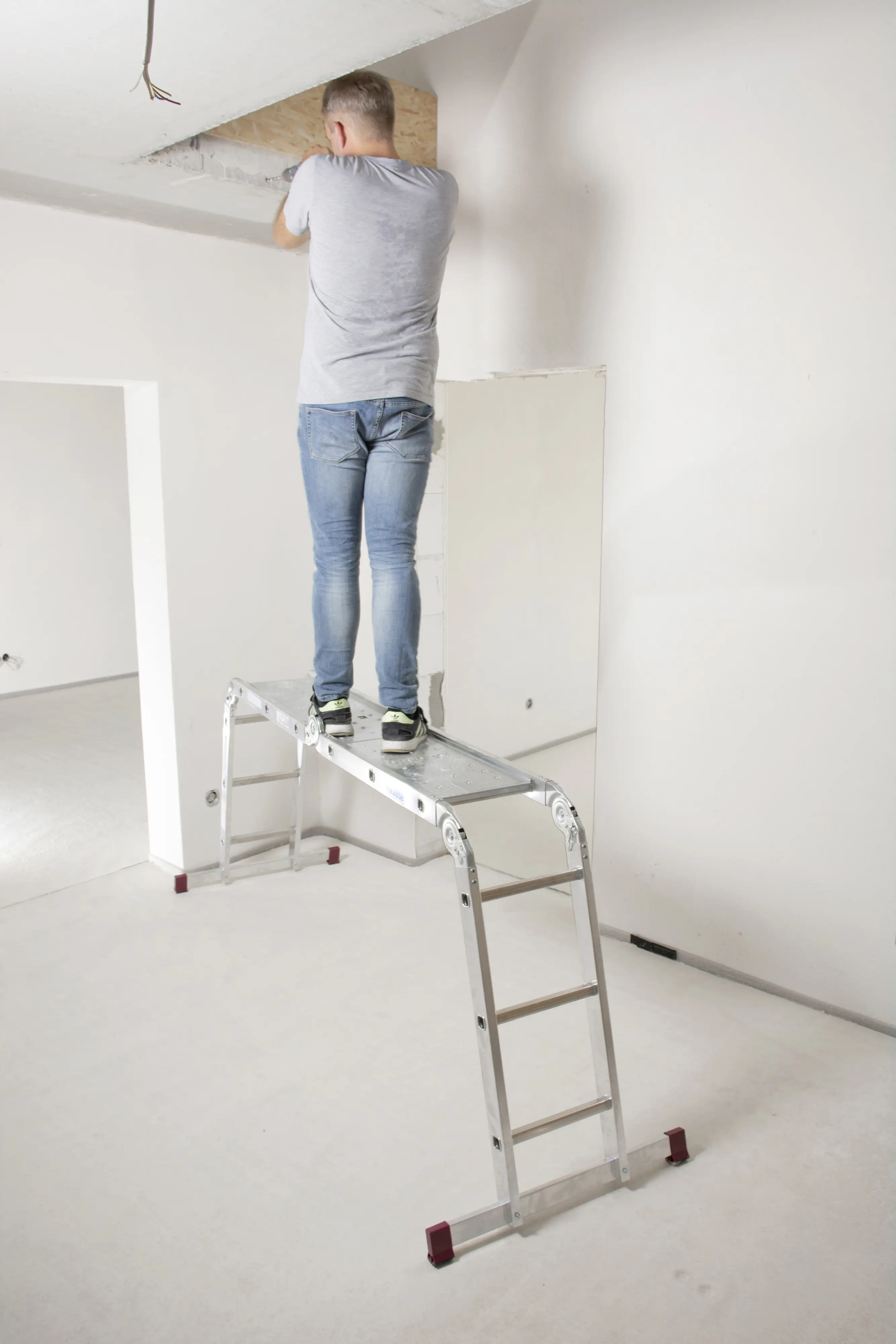 Krause Plattform zu Gelenkleiter CORDA 4 x 3 Sprossen