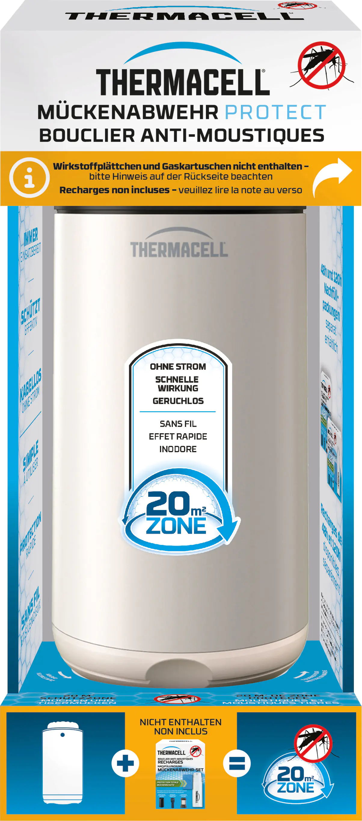 Thermacell Mückenabwehr-Verdampfer Protect Creme ohne Wirkstoff 1 Stück