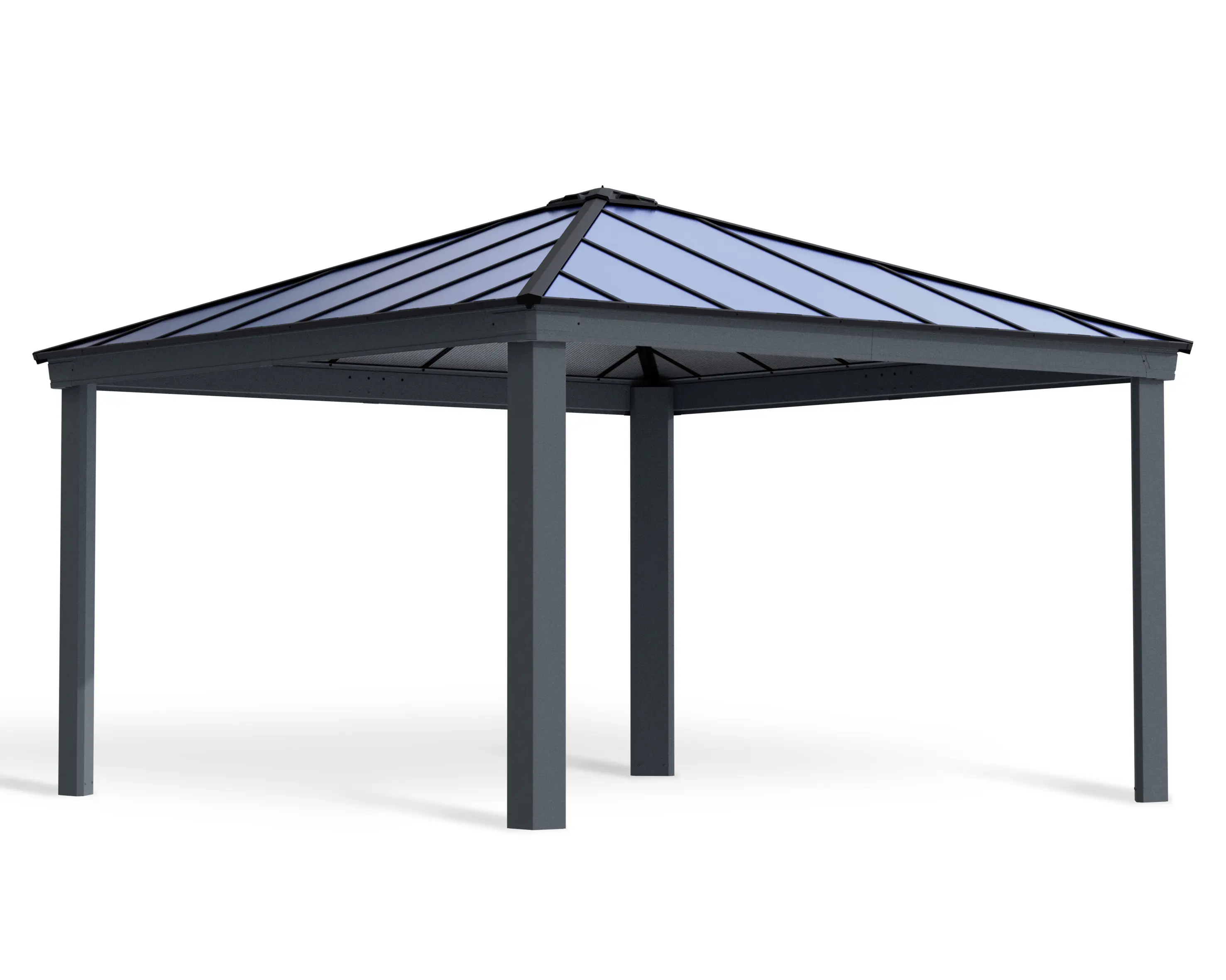 Canopia Pavillon Dallas 425 x 426 cm Aluminium anthrazit