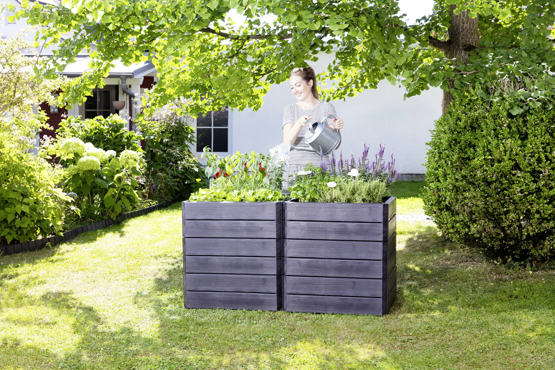 Garantia Hochbeet Ergo Quadro S 60 x 60 x 25 cm