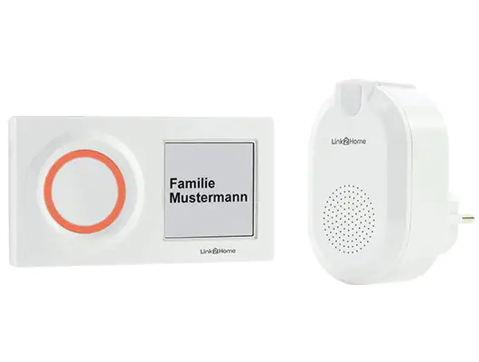 Link2Home WiFi Funk-Gong 6 Melodien, Appfähig