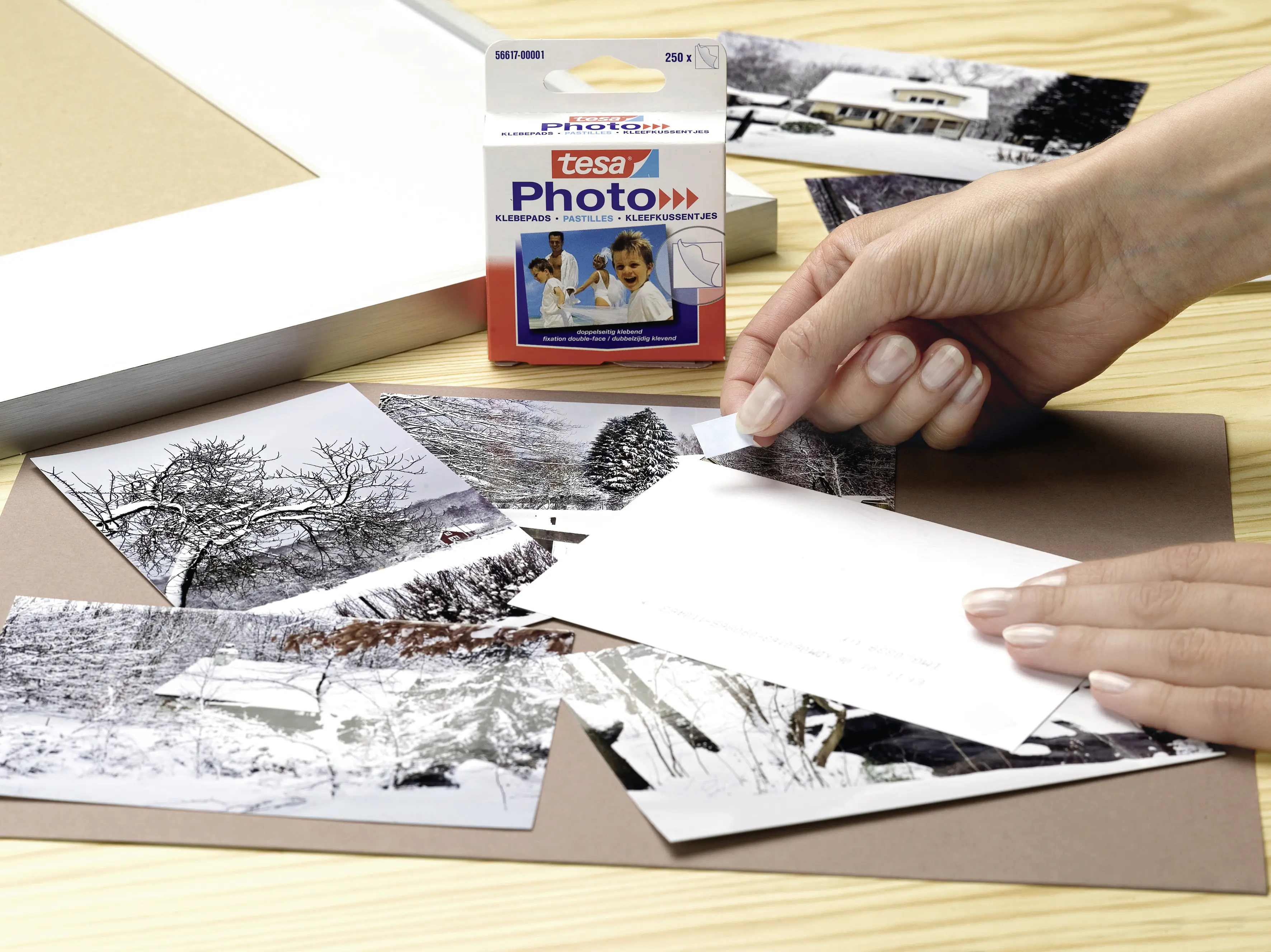 tesa Photo Klebepads Big Pack weiß, 500 Stück