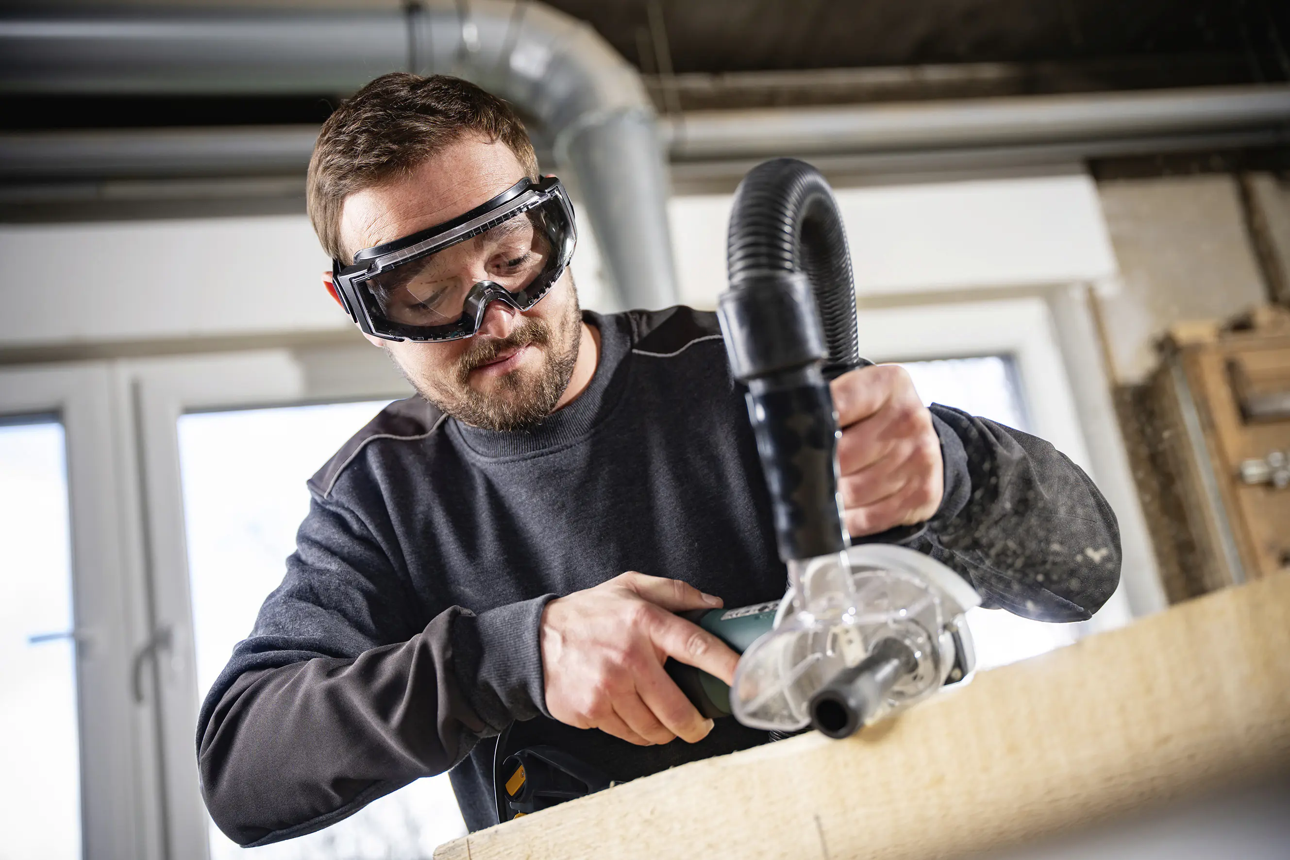 Wolfcraft Vollsicht-Schutzbrille Profi 