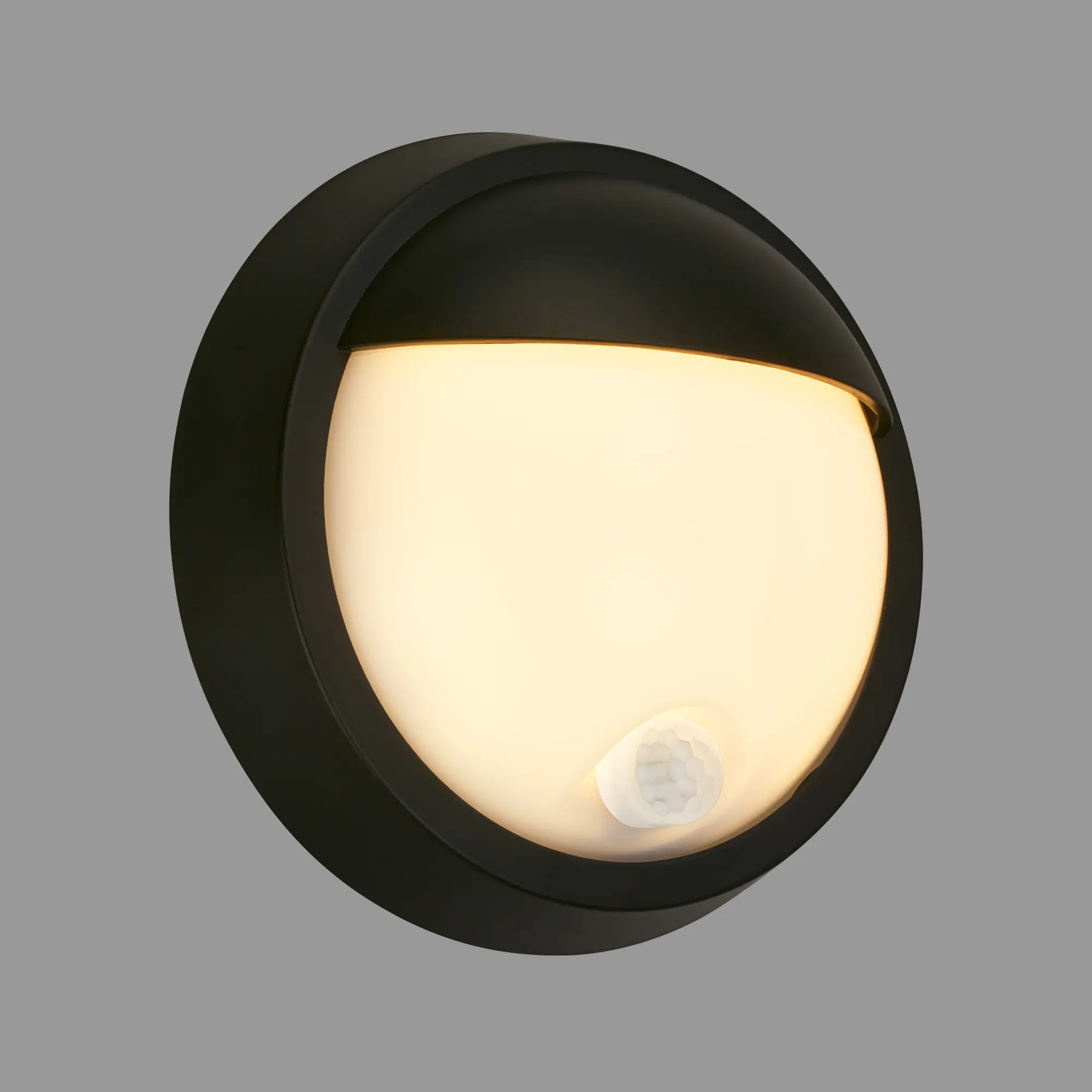 Briloner LED Außenwandleuchte Puni Akku 4W schwarz Sensor warmweiß