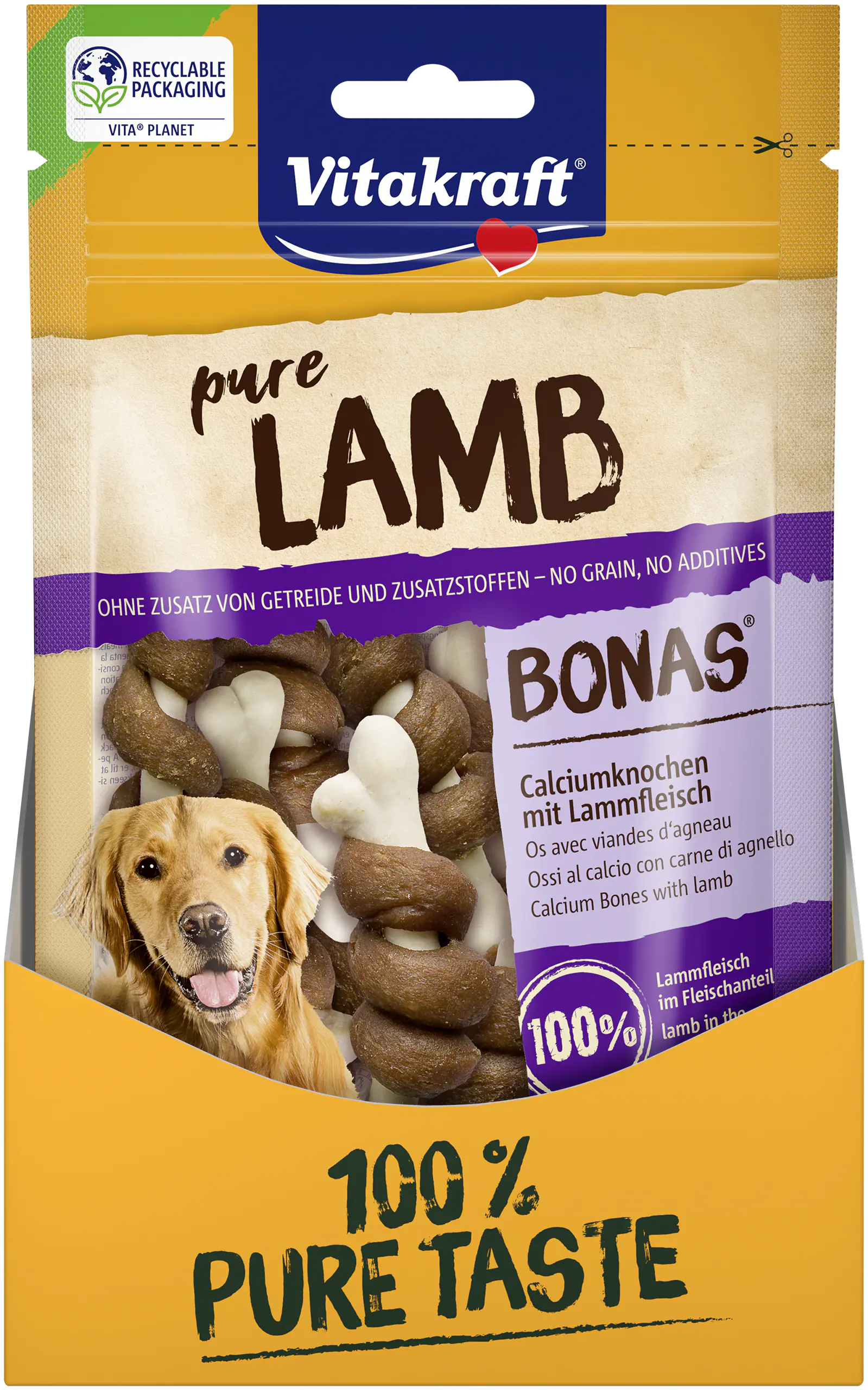Vitakraft LAMB Bonas® Calciumknochen Lamm 80 g