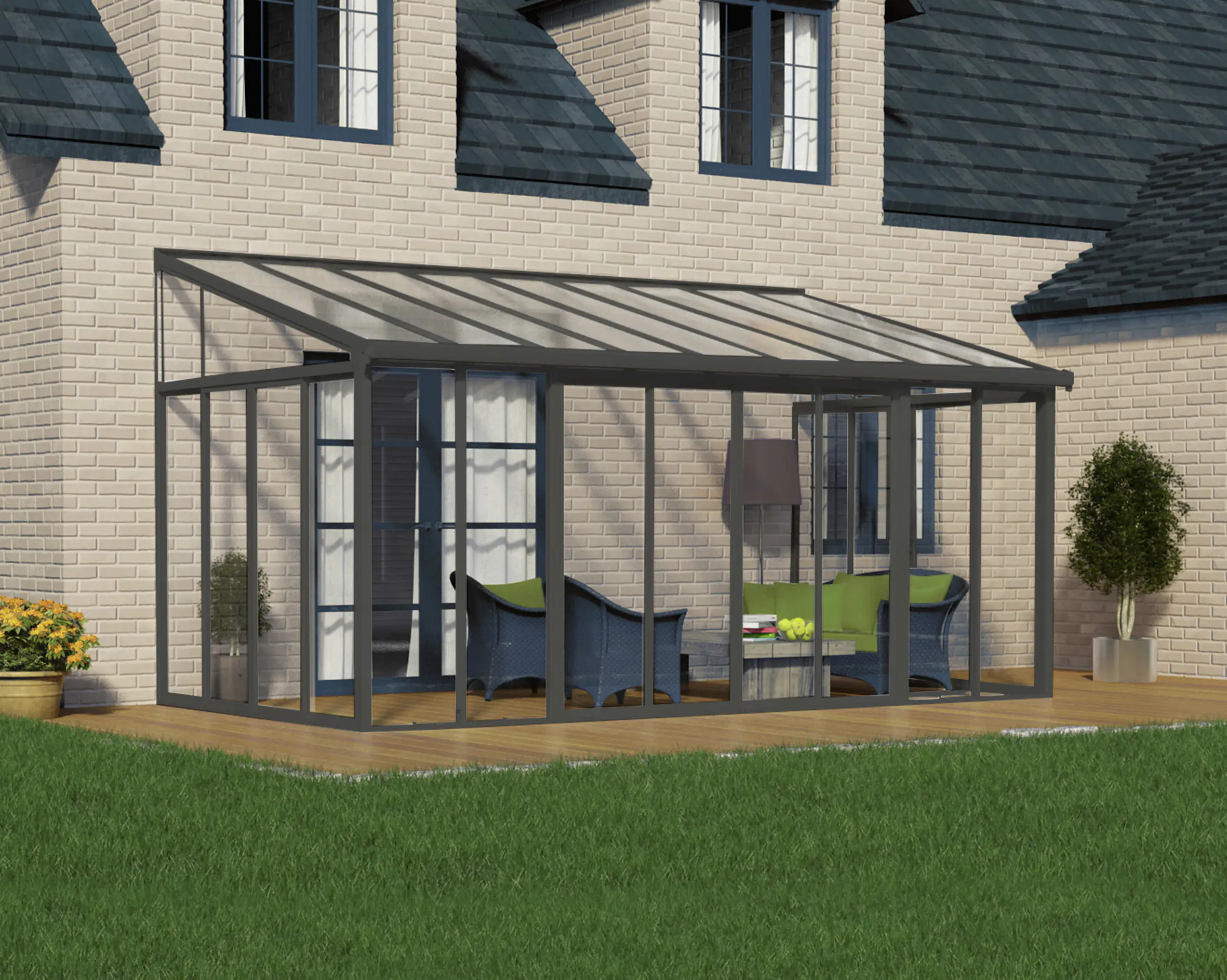 Canopia Wintergarten SanRemo 3x5.46 546 x 294-300 x 289-310 cm (BxTxH)