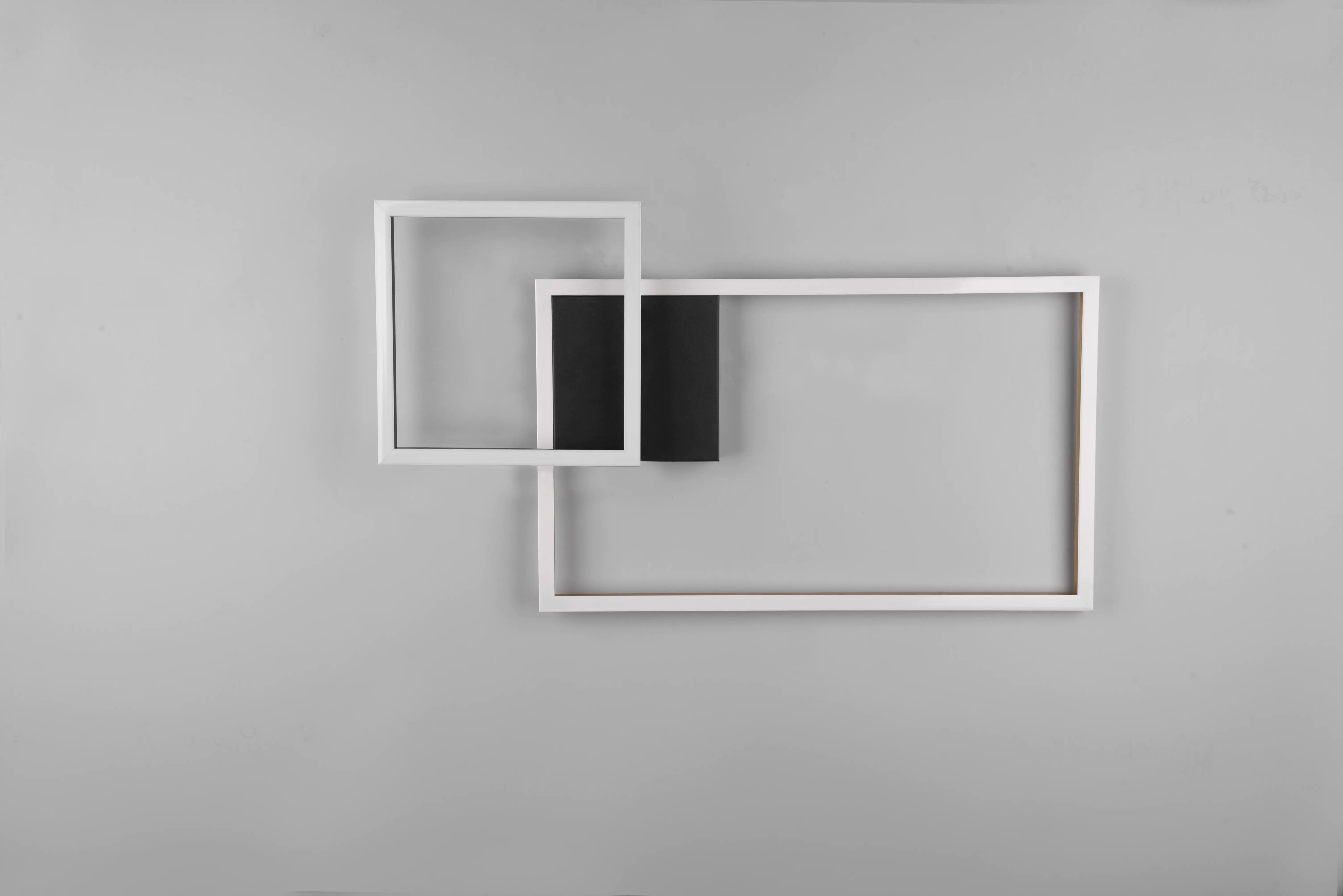 Reality LED Deckenleuchte Padella schwarz, gold, Switch Dimmer, schwenkbar