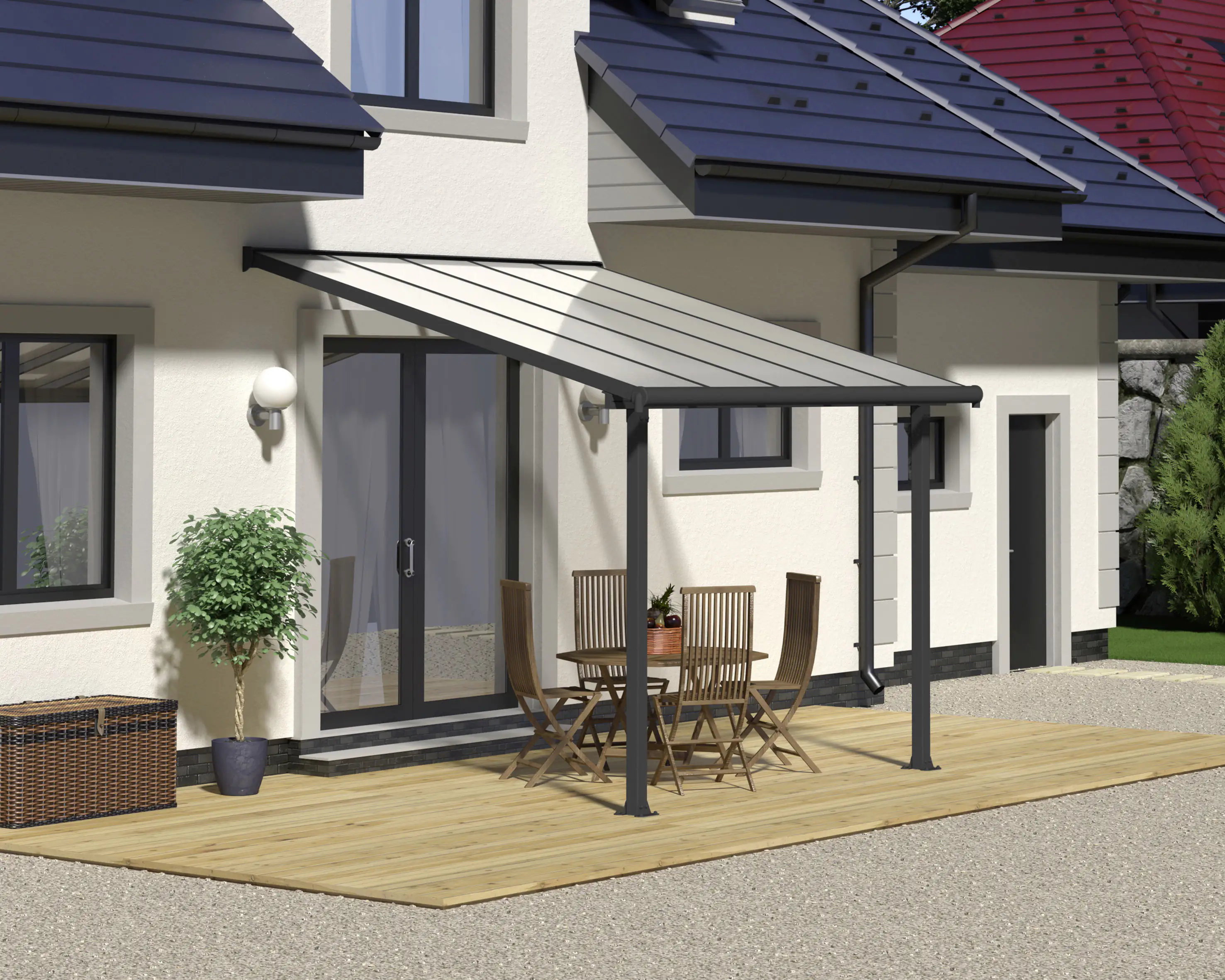 Canopia Terrassenüberdachung Olympia 300 x 300 cm