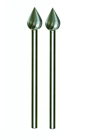 Proxxon Micromot Fräser Flamme 6,0 mm, 2 Stück