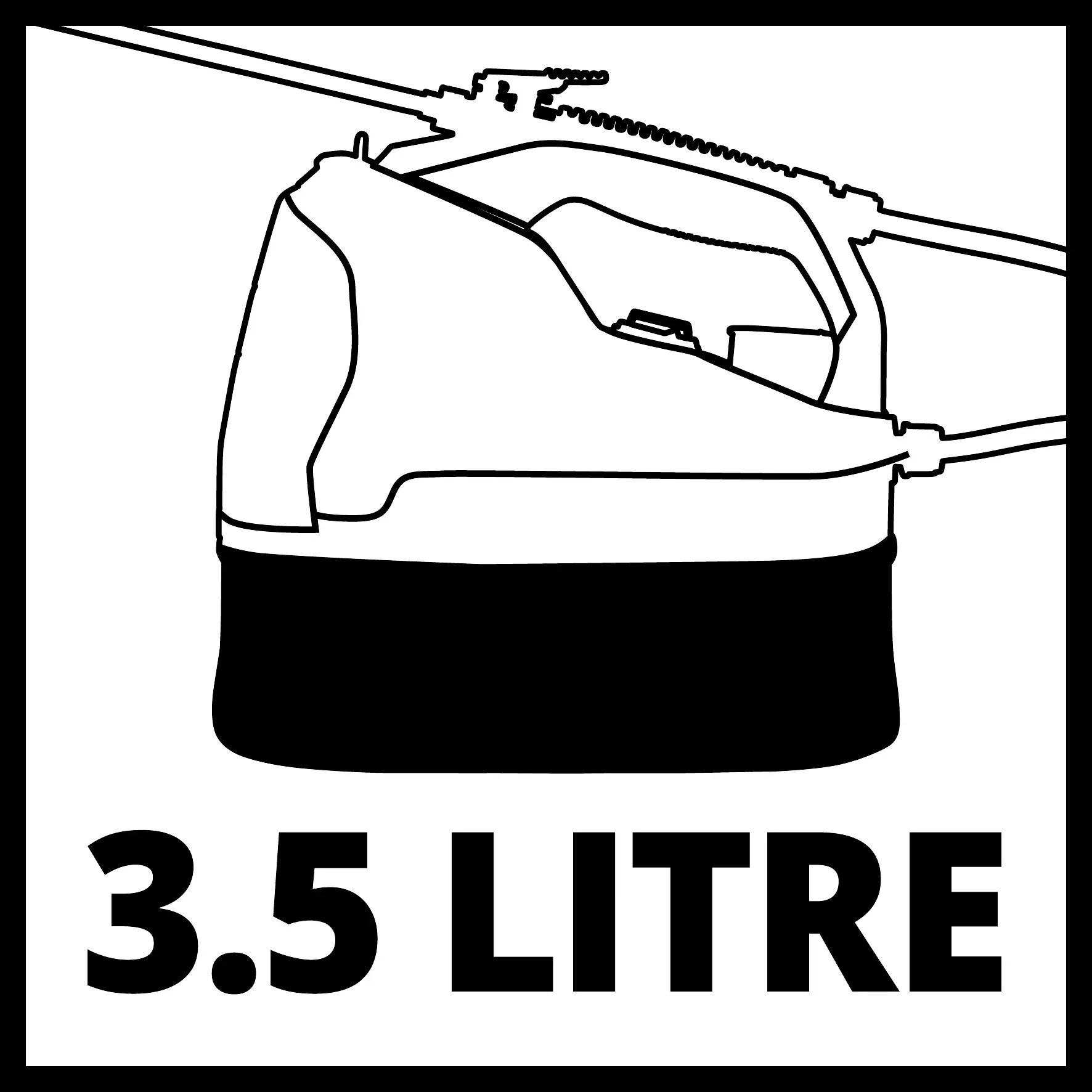 Einhell Akku Drucksprühgerät GE-WS 18/35 Li-Solo 60 l/h Durchflussmenge