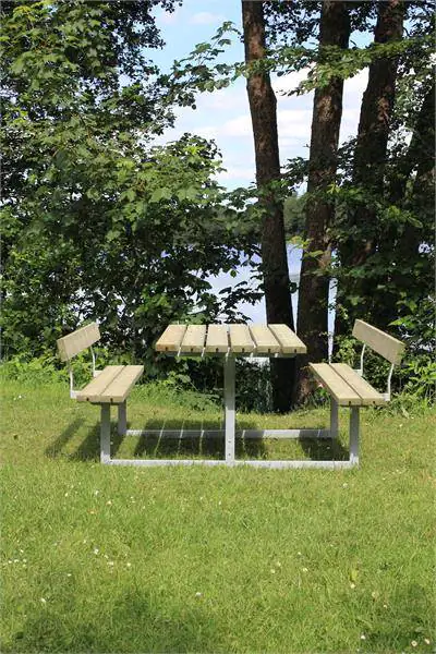Plus Kombimöbel Basic 177 x 184 x 73 cm, 2 Rückenlehnen, Kiefer/Fichte