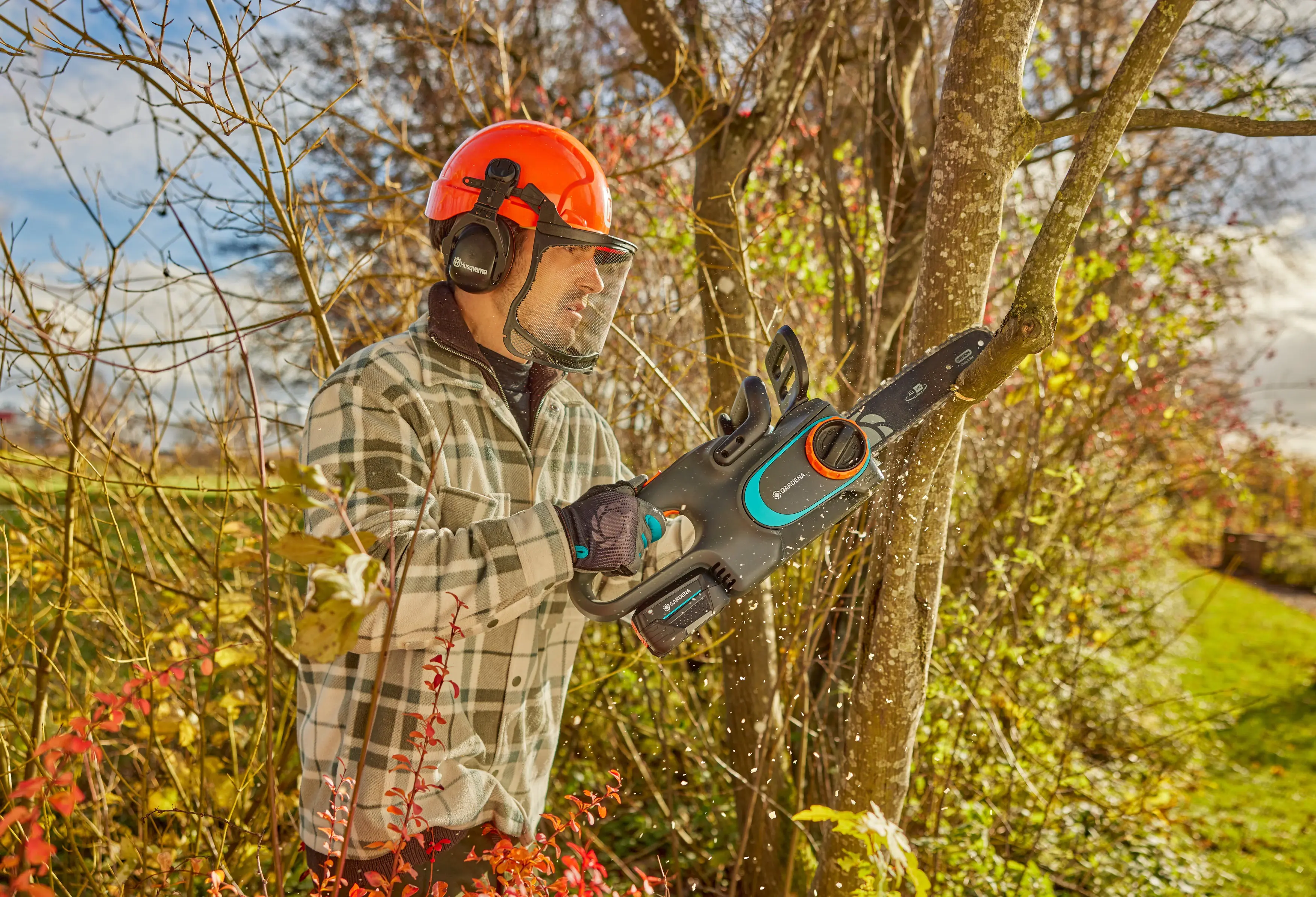 Gardena Akku-Kettensäge PowerSaw 250/18V Solo