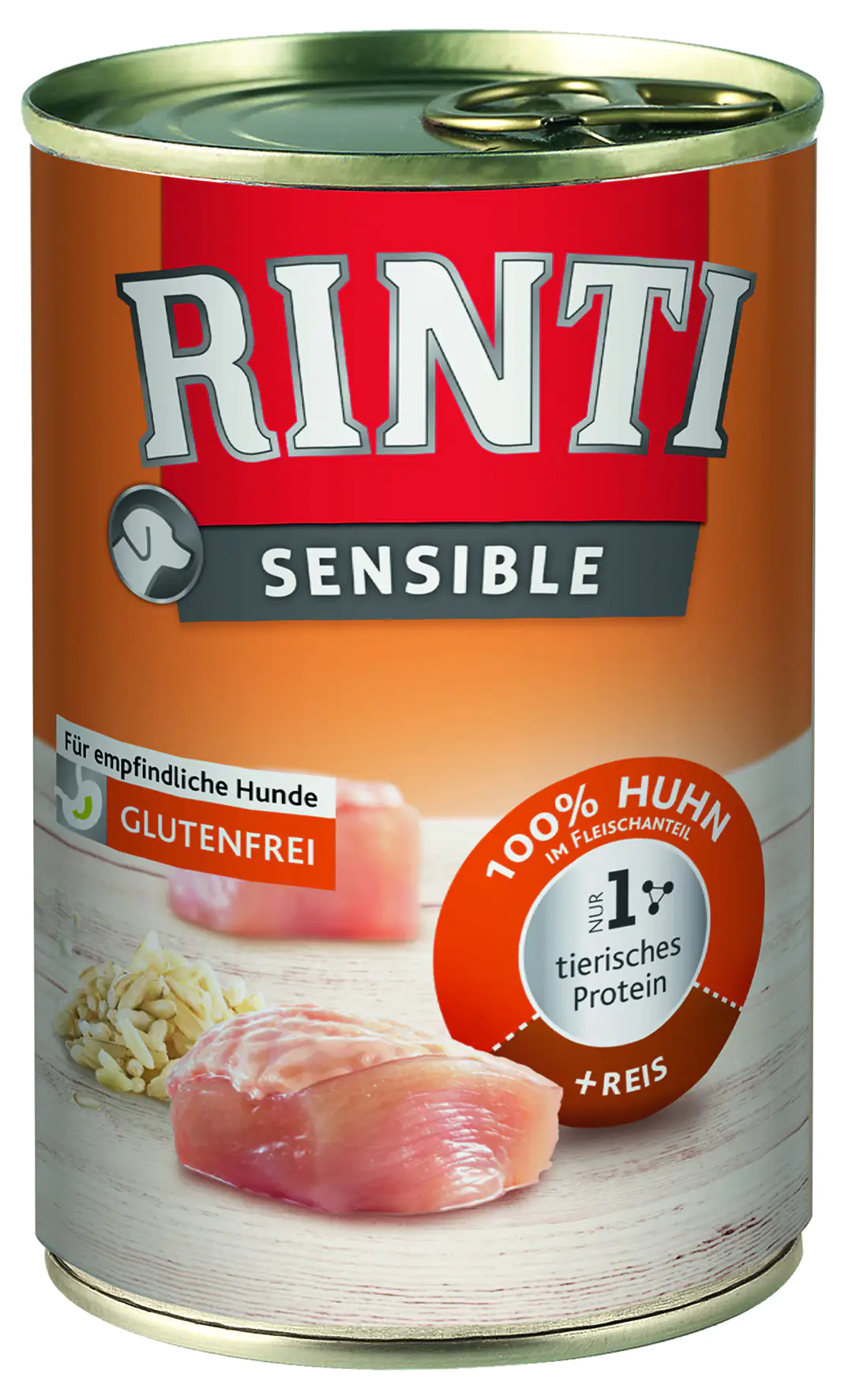 Rinti Sensible Hundenassfutter Adult 400 g Huhn & Reis