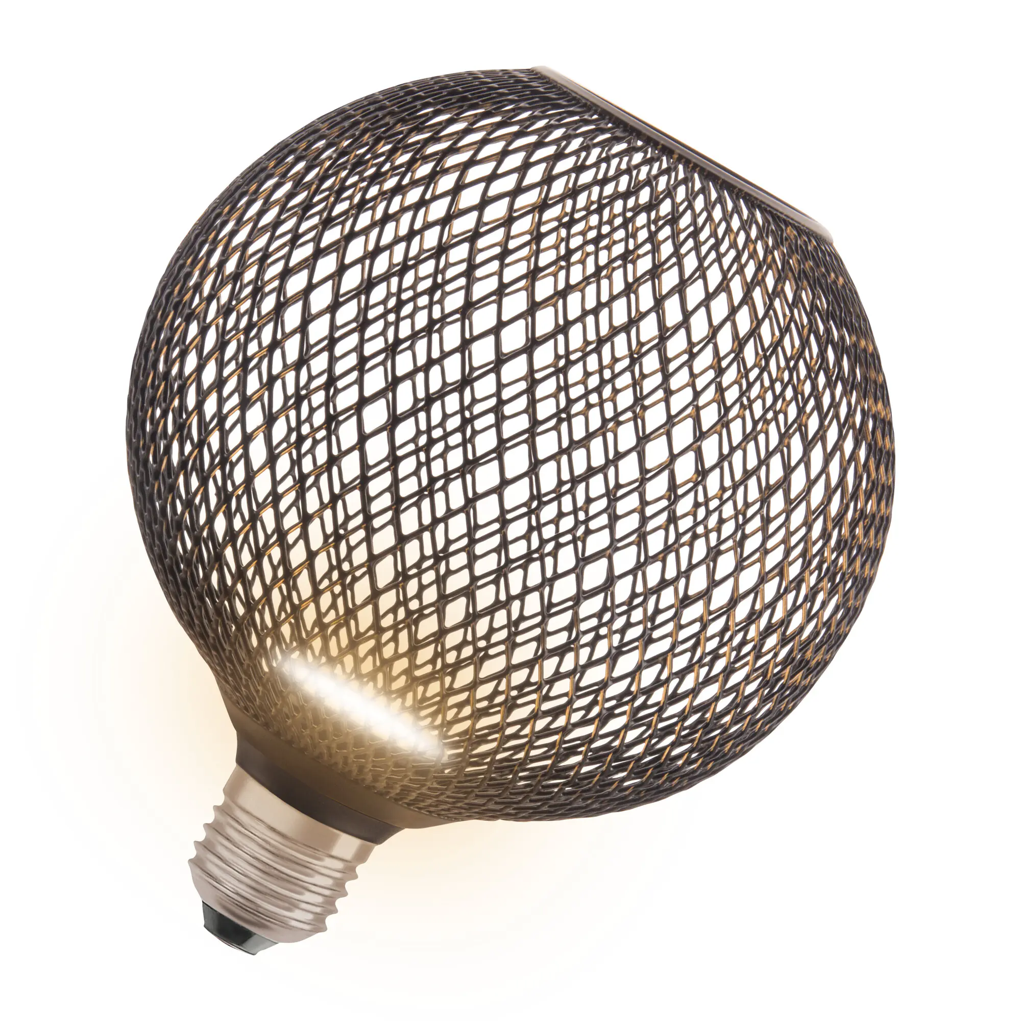 Osram LED Leuchtmittel Decor Flat Globe 125 schwarz 3,5W 827 matt E27 Non-DIM