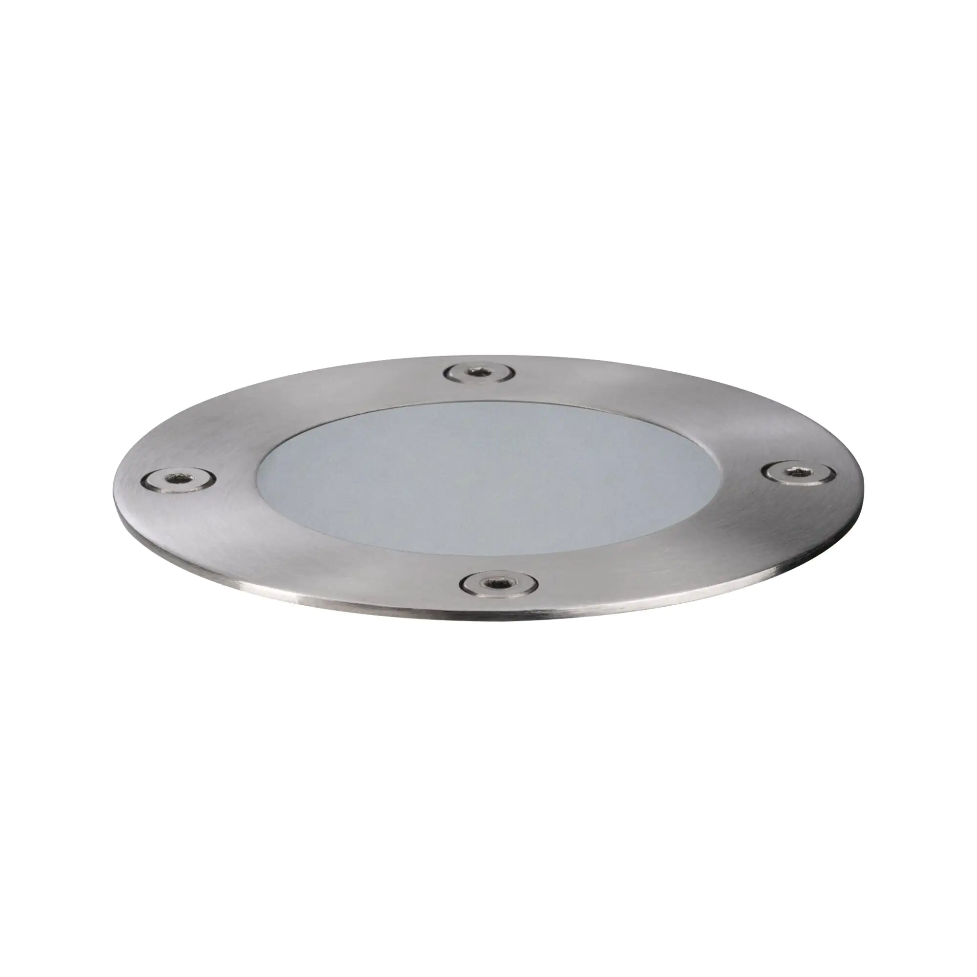 Paulmann Plug & Shine Bodeneinbauleuchte Outdoor silber 9,8 cm warmweiß