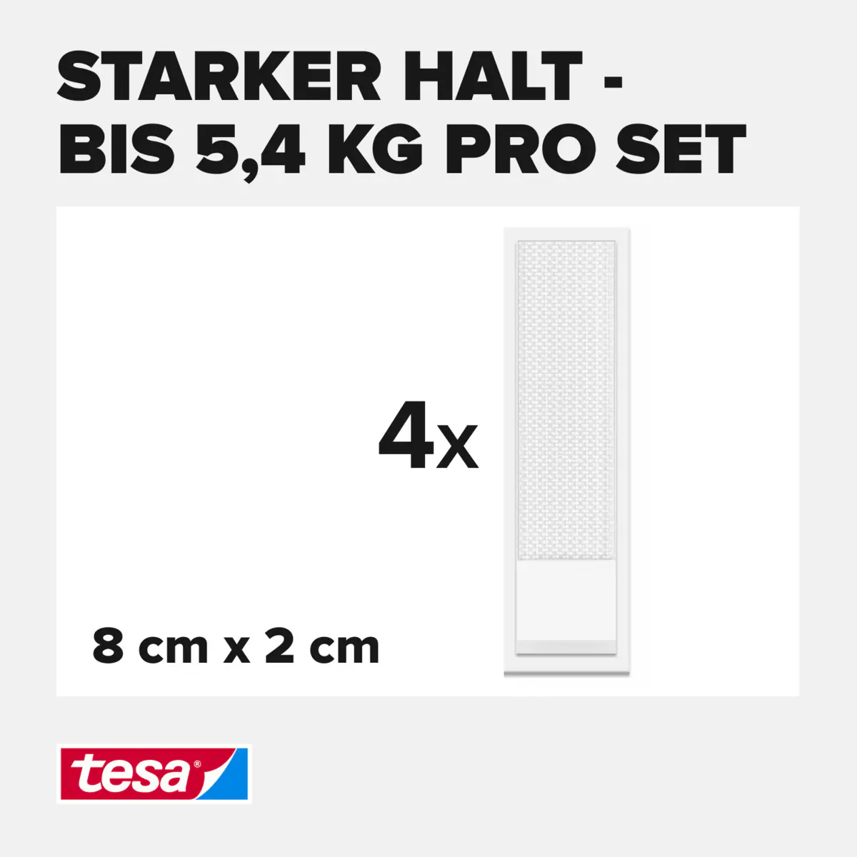 tesa Powerstrips Click Medium 4 Stück