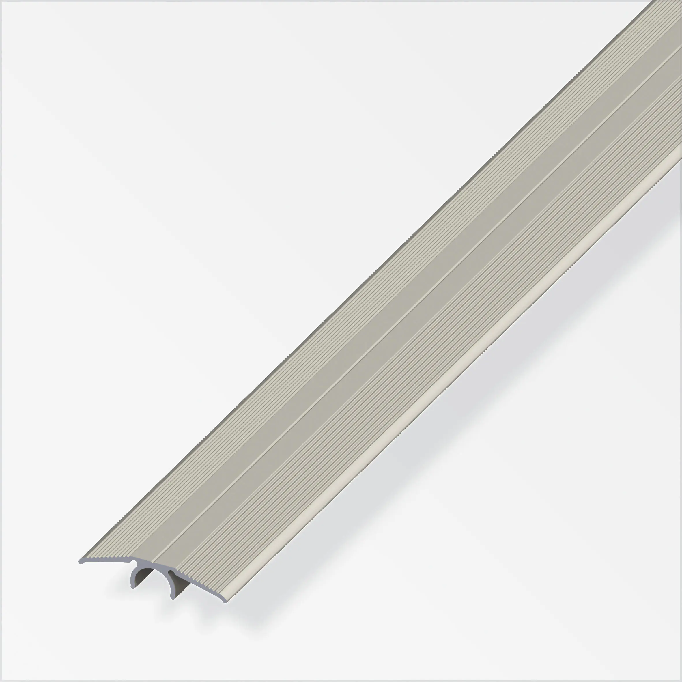 alfer Übergangs-Profil 1 m, 33 mm Aluminium eloxiert titan