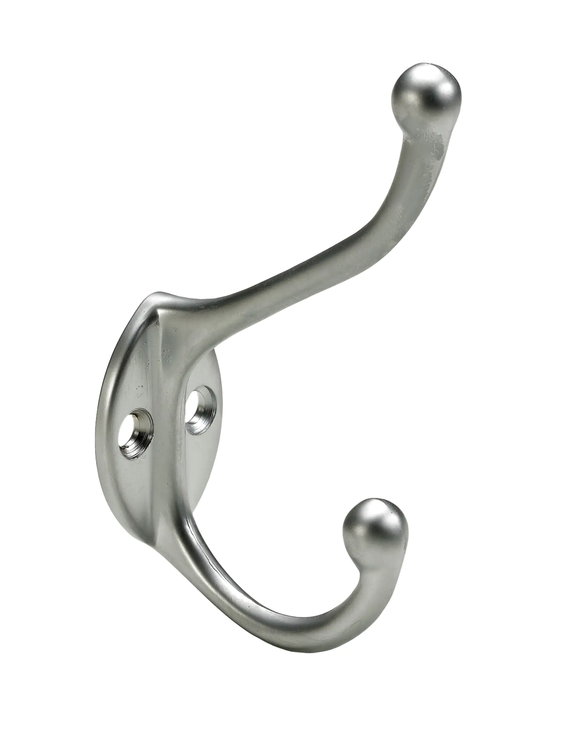 Hettich Hut- und Mantelhaken 9 x 2,5 x 5,8 cm  Aluminium-Optik - 1 Stück