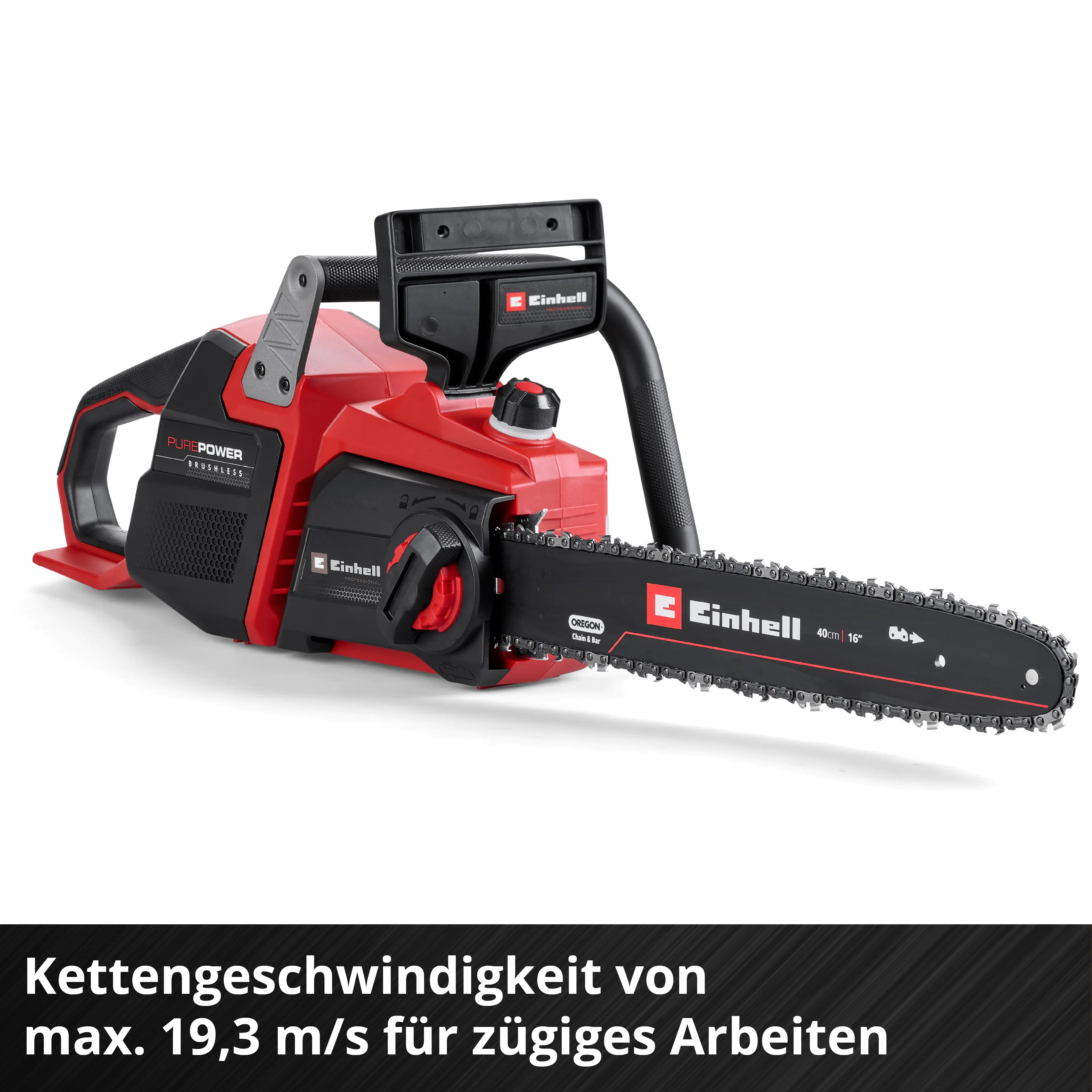 Einhell Akku-Kettensäge GP-LC 36/40 Li BL-Solo 40 cm Schwertlänge ohne Akku und Ladegerät