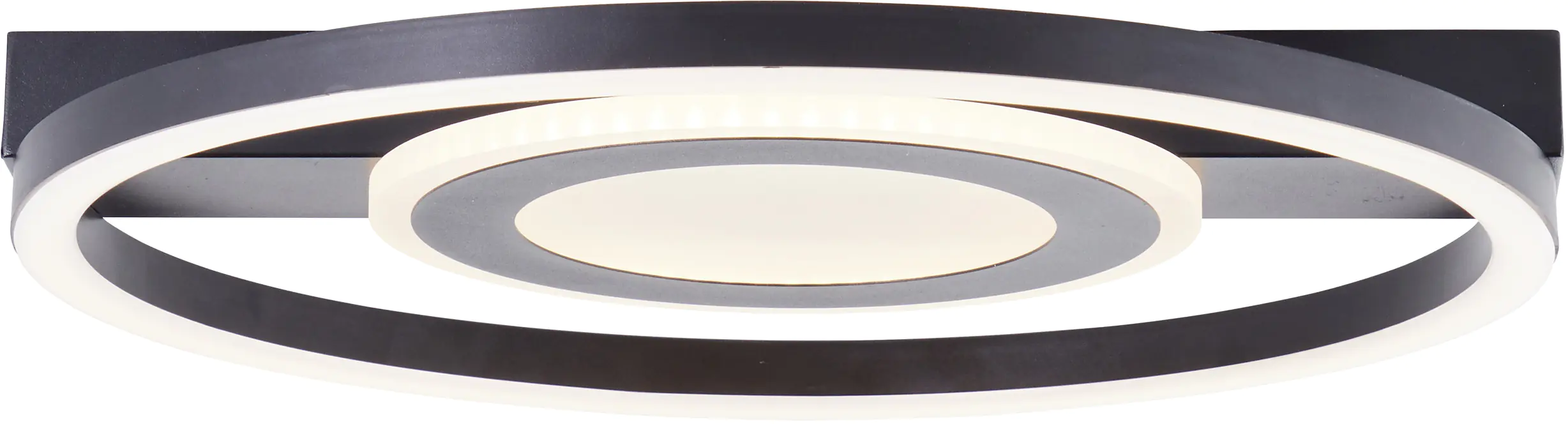 Brilliant Leuchten LED Deckenleuchte Maureen 22W, warmweiß, grau