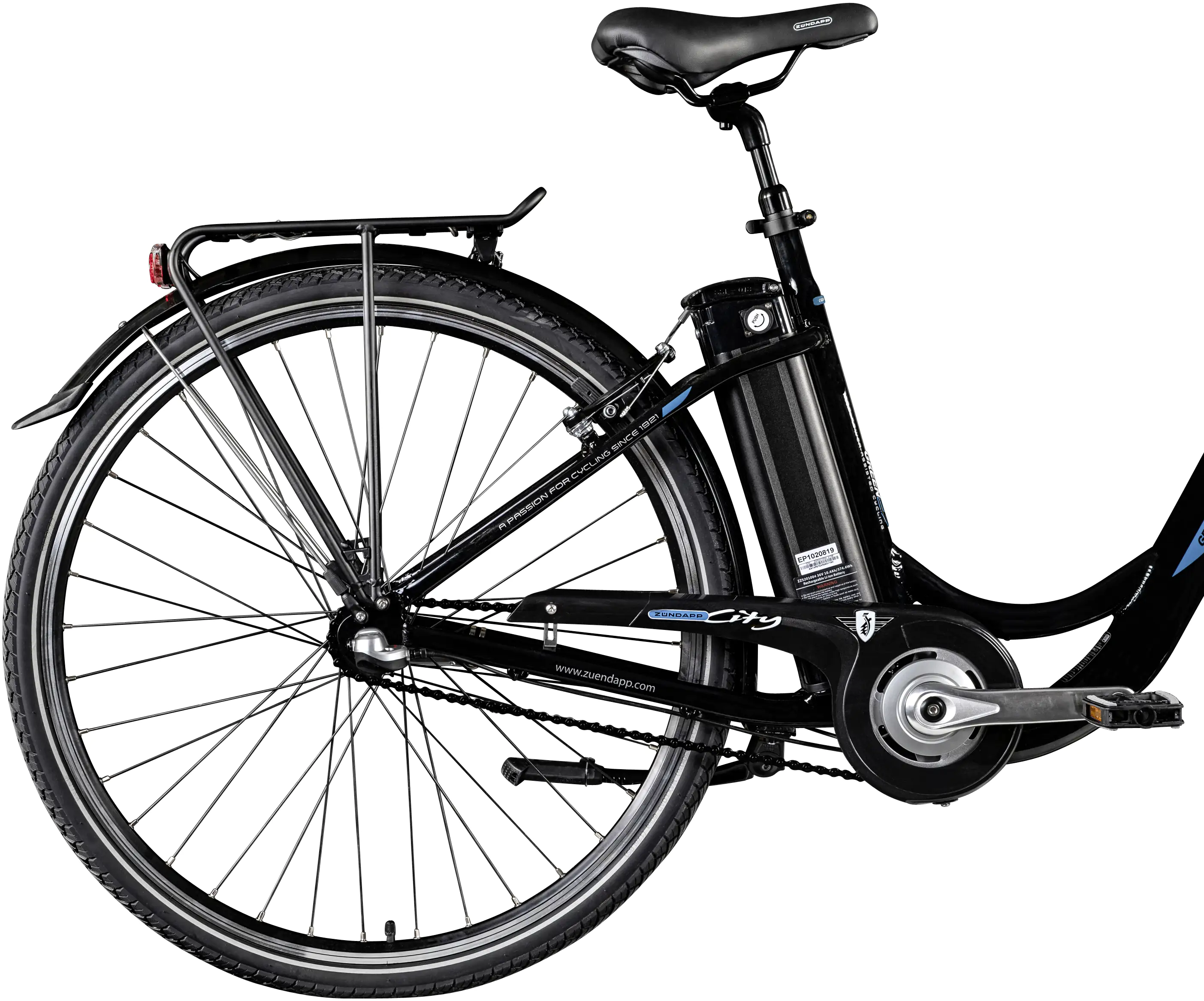 Zündapp E-Bike City Green 2.7 28 Zoll RH 48cm 3-Gang 536 Wh schwarz blau