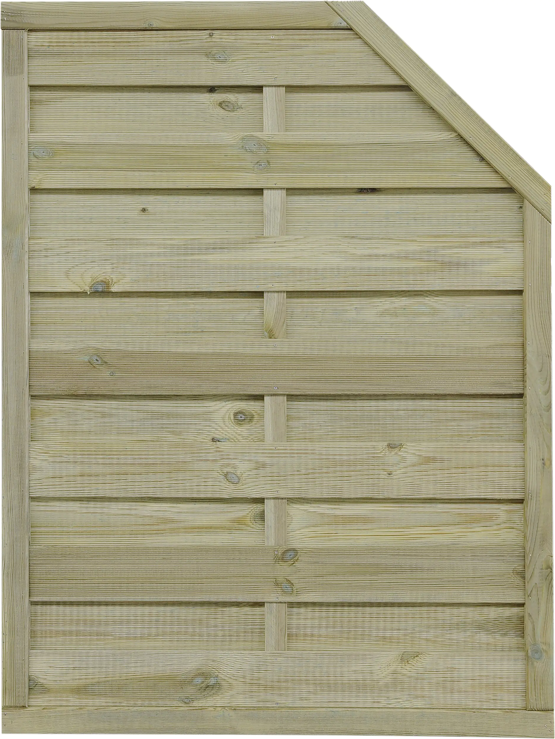 Sichtschutzzaun Rügen 90 x 120 cm, Abstufung, kesseldruckimprägniert