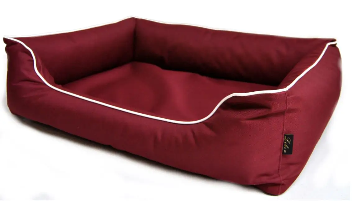 Lebon Hundebett Paula L 80 x B 60 cm bordeaux