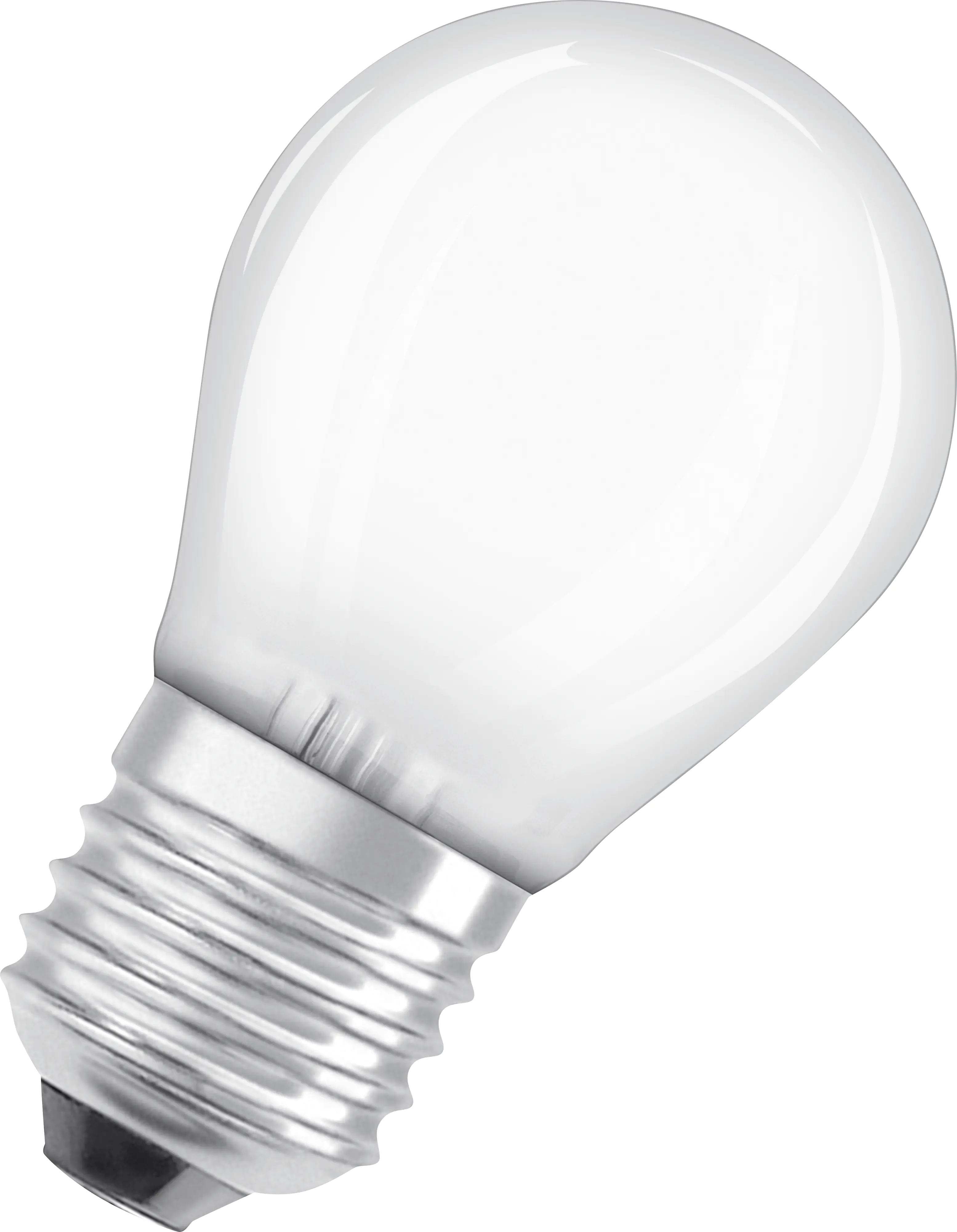 Osram LED Leuchtmittel Star P40 E27 4W neutralweiß, weiß matt