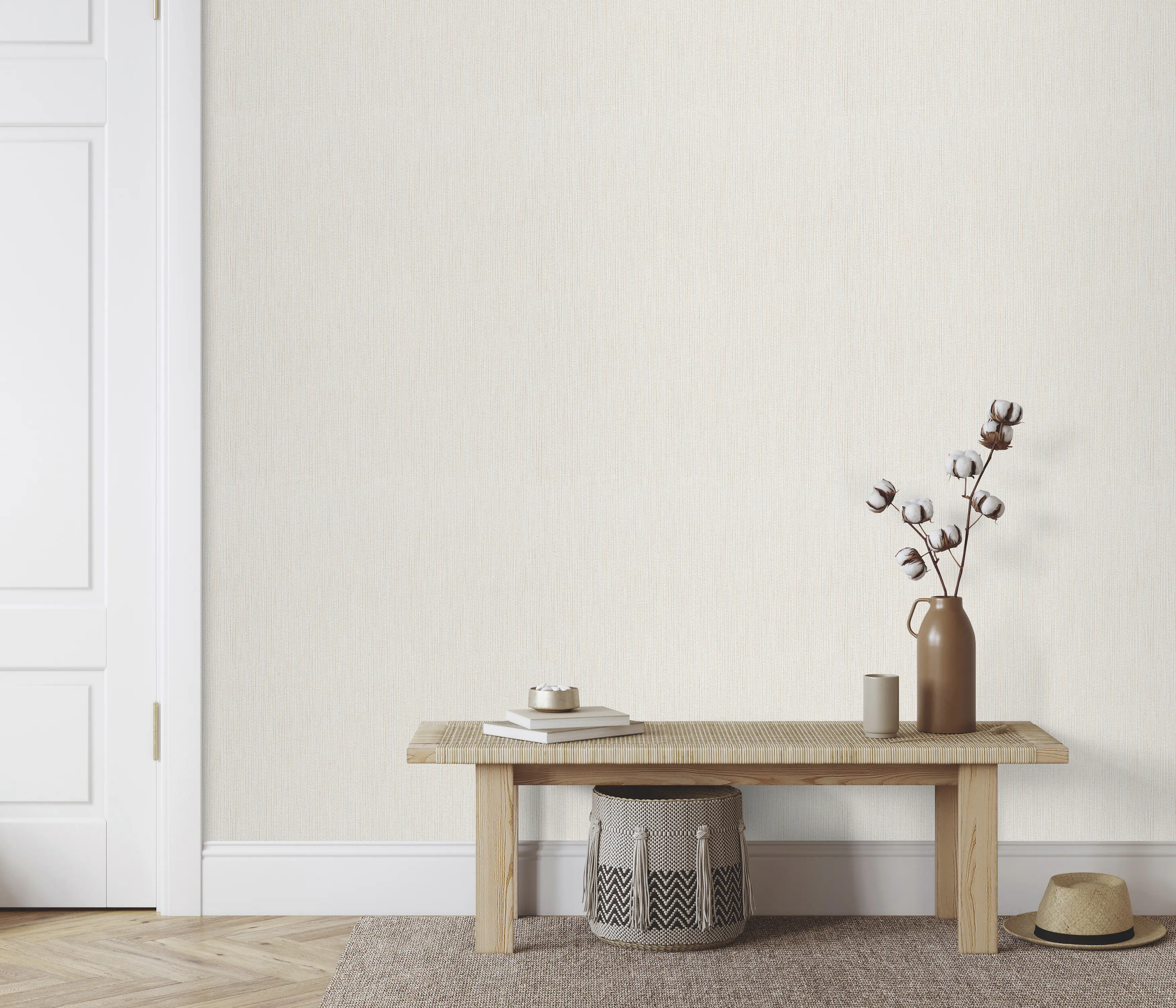 Erismann Vliestapete Uni beige 10,05 x 0,53 m