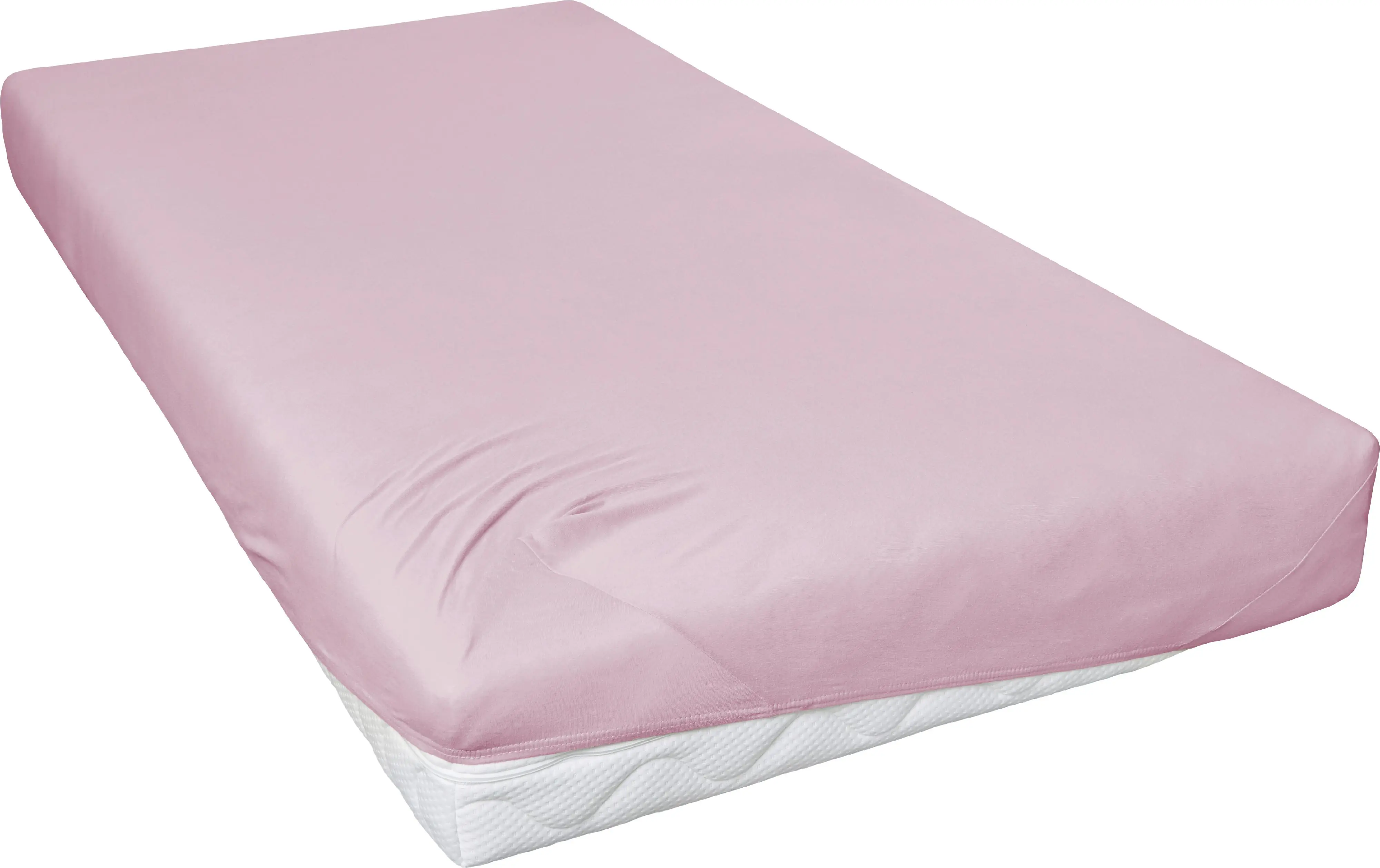 Jersey Spannbettlaken 100 x 200 cm mauve