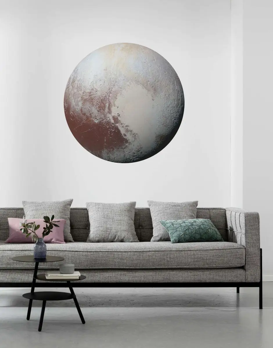 Komar Vlies Fototapete Dot Pluto Ø 125 cm, selbstklebend