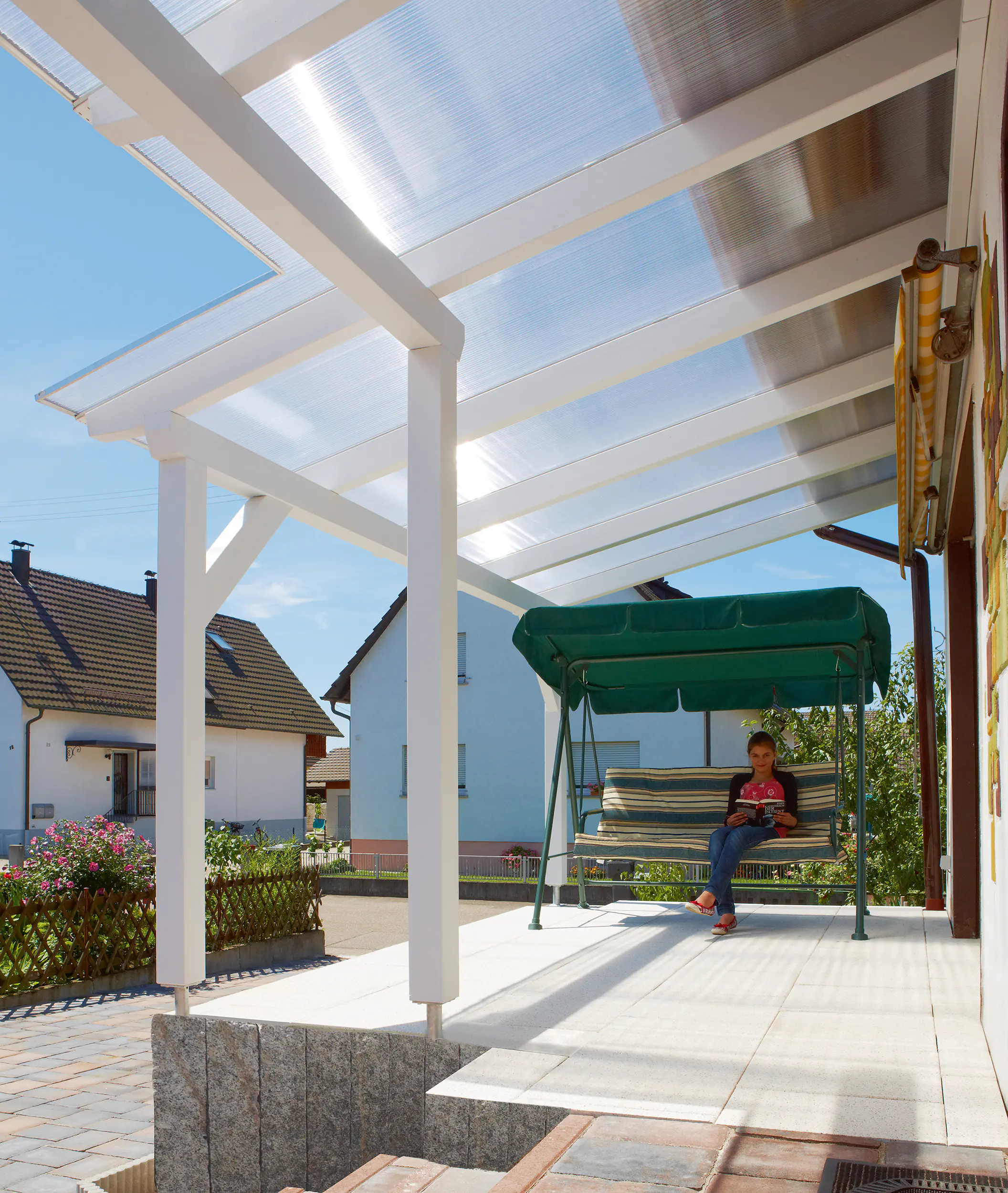 Gutta Polycarbonat-Doppelstegplatte 250 x 98 cm 6 mm klar