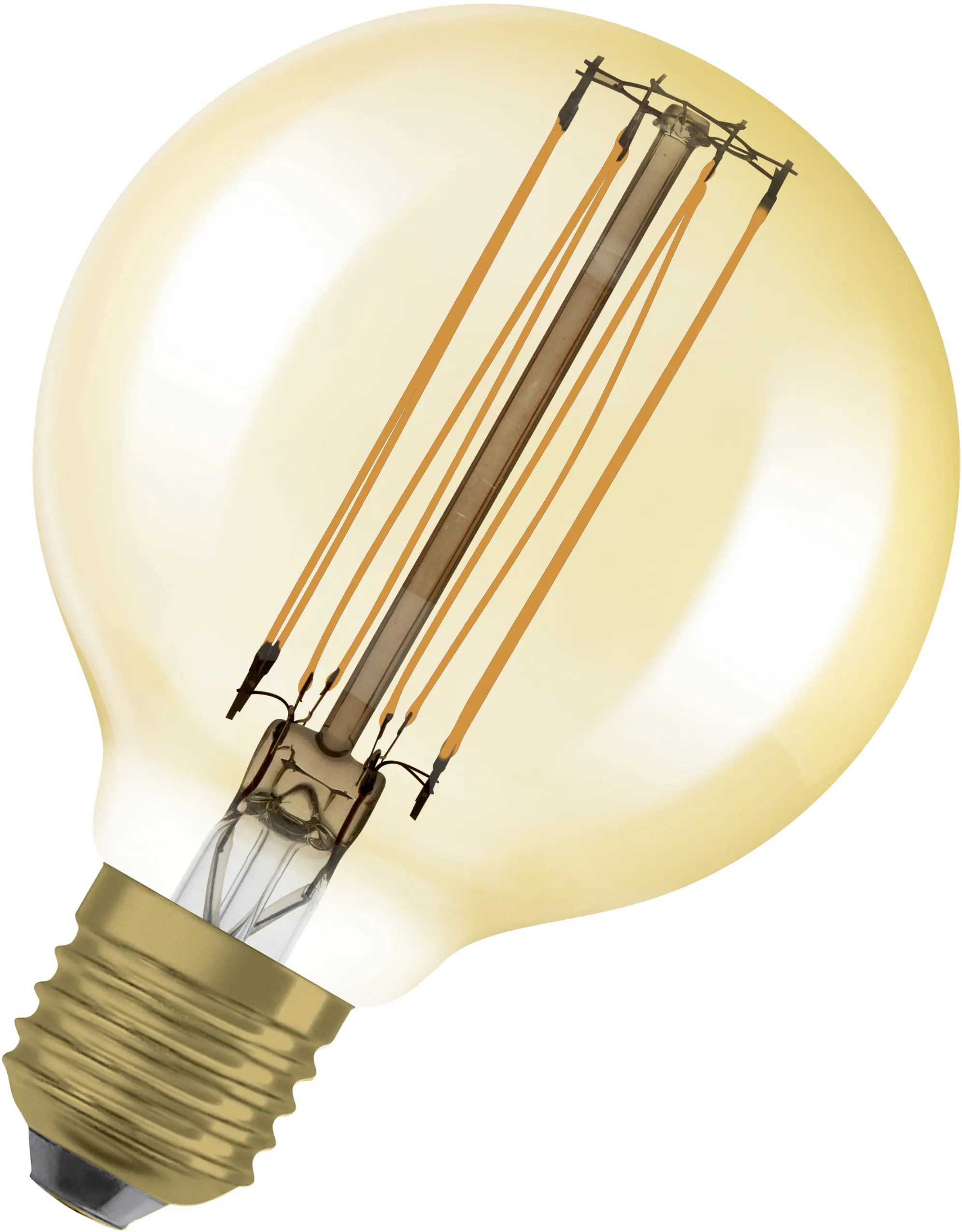 Ledvance LED Leuchtmittel Vintage 1906 Globe G80 E27 5,8 W dimmbar amber