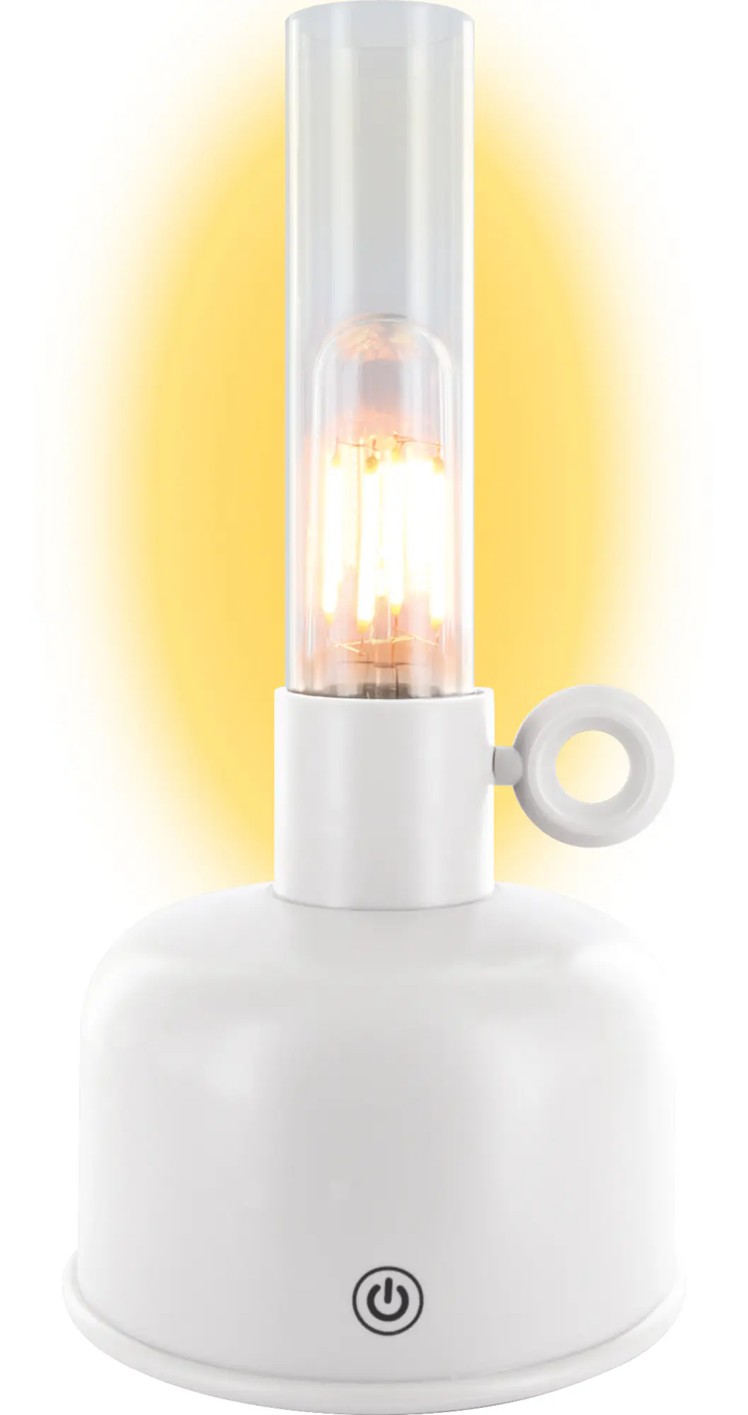 Schwaiger Akku LED Retro Tischlampe TILA3802 weiß