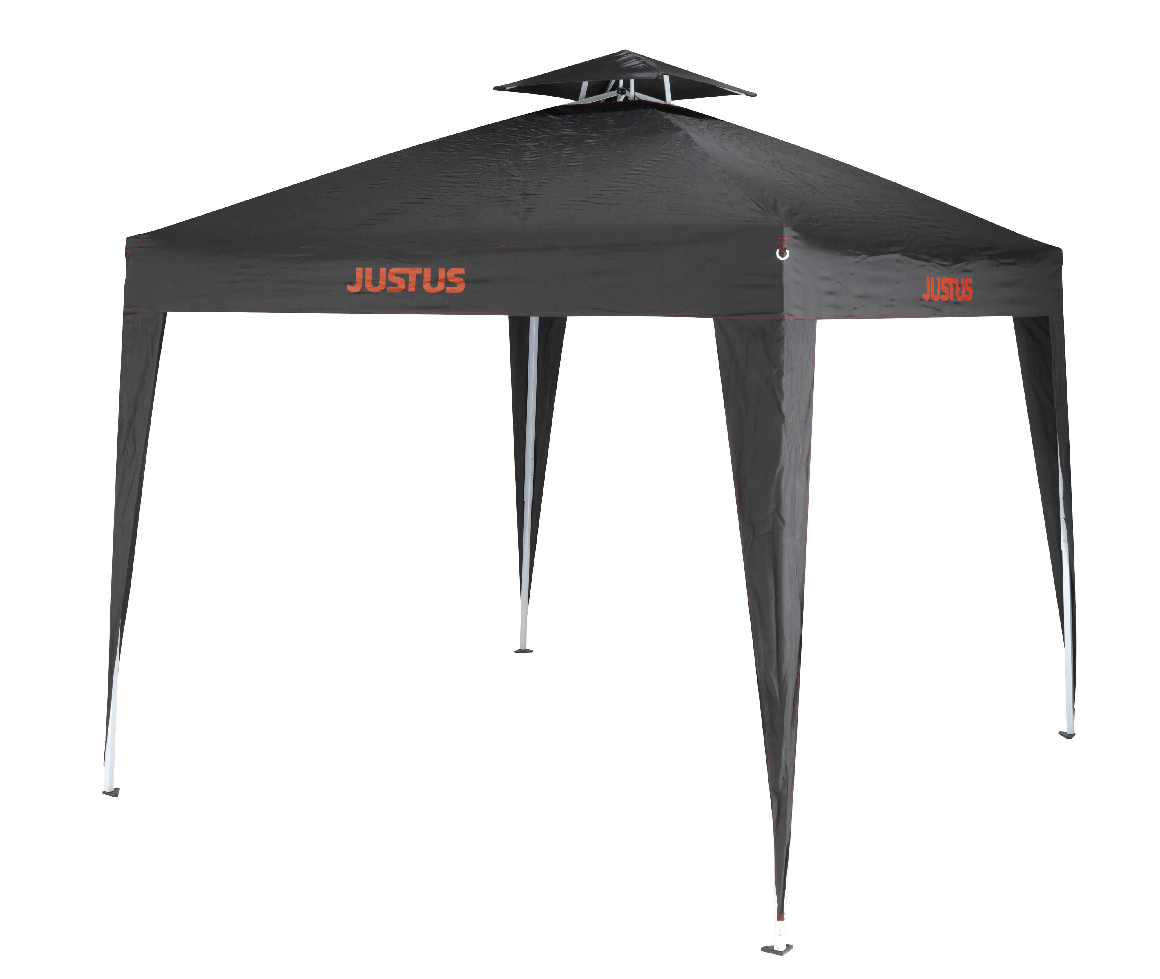 Justus Grillpavillon 250 x 250 cm schwarz faltbar