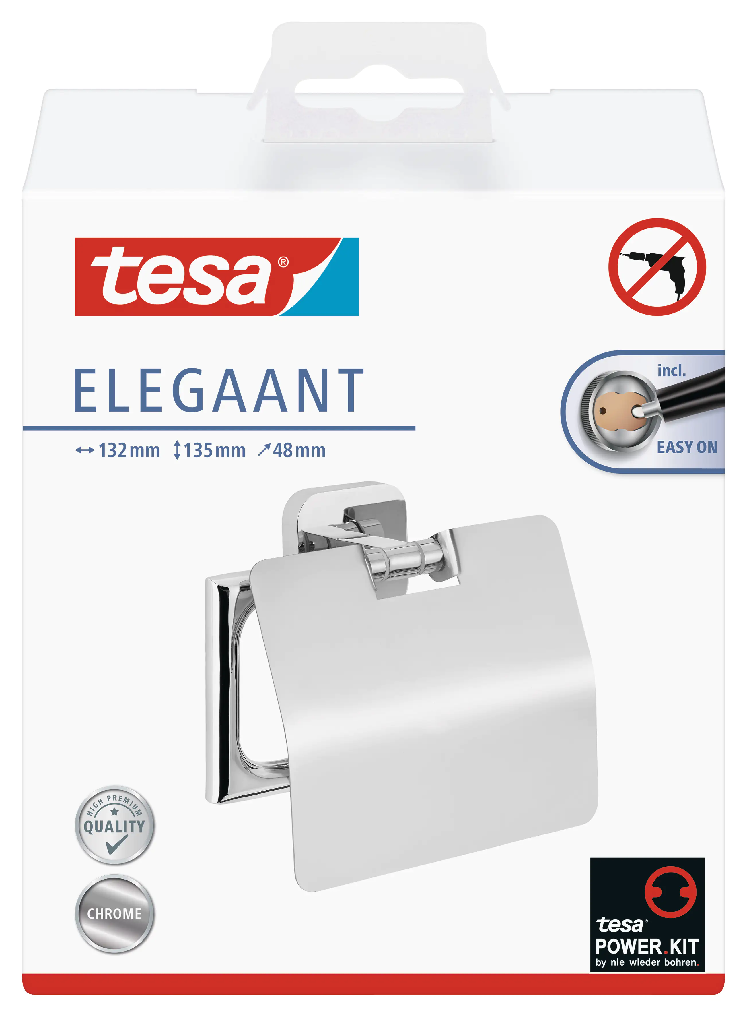 tesa Papierrollenhalter Elegaant mit Deckel