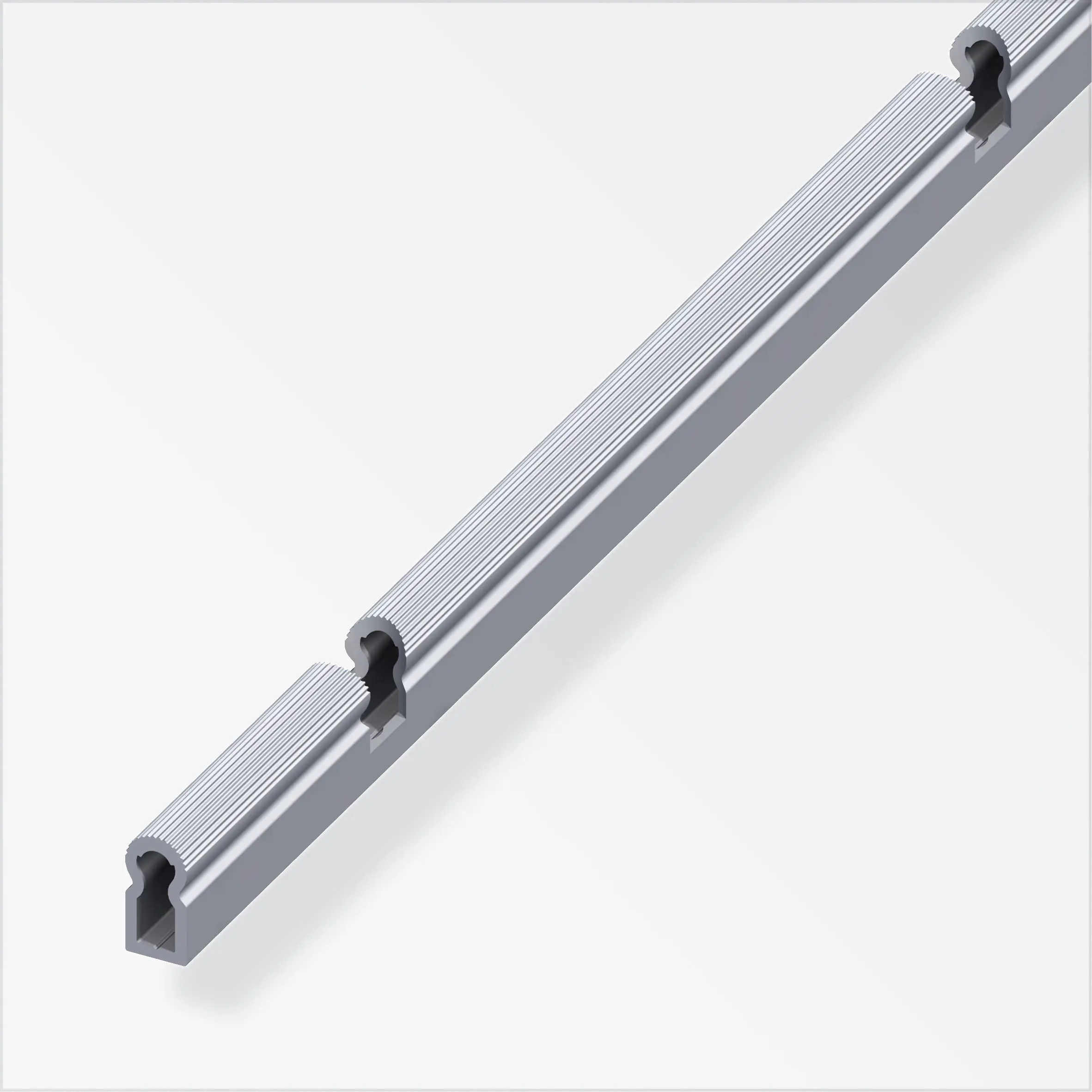 alfer Alu-Träger-Profil Renovation 1 m, 20 x 8 mm Alu roh blank