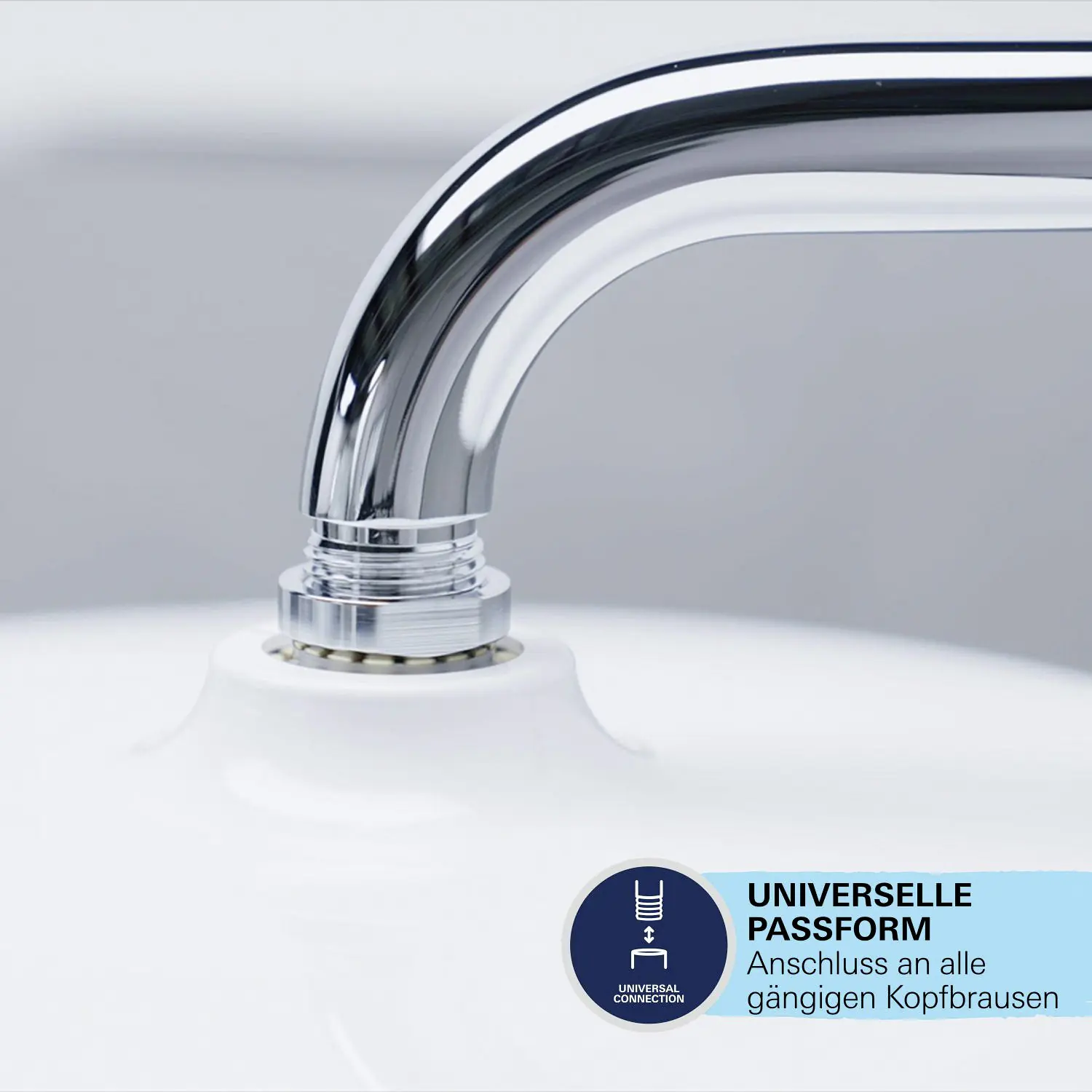 Grohe Kopfbrause chrom, mit 3 Strahlarten: Rain, SmartRain, Massage