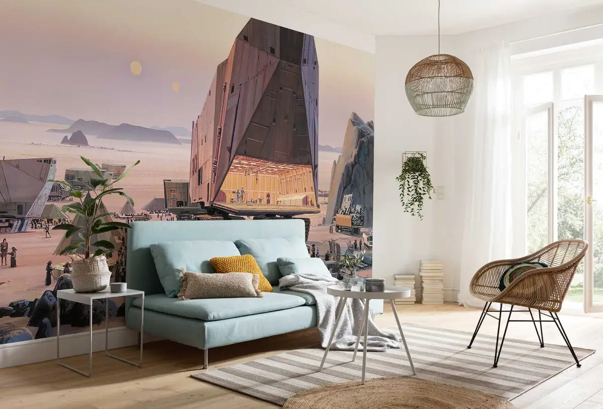 Komar Vlies Fototapete Star Wars Classic Java Markt 500 x 250 cm 